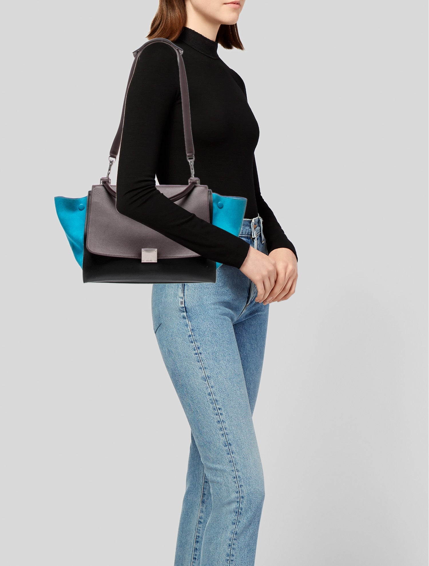 Celine Leather Trapeze Medium