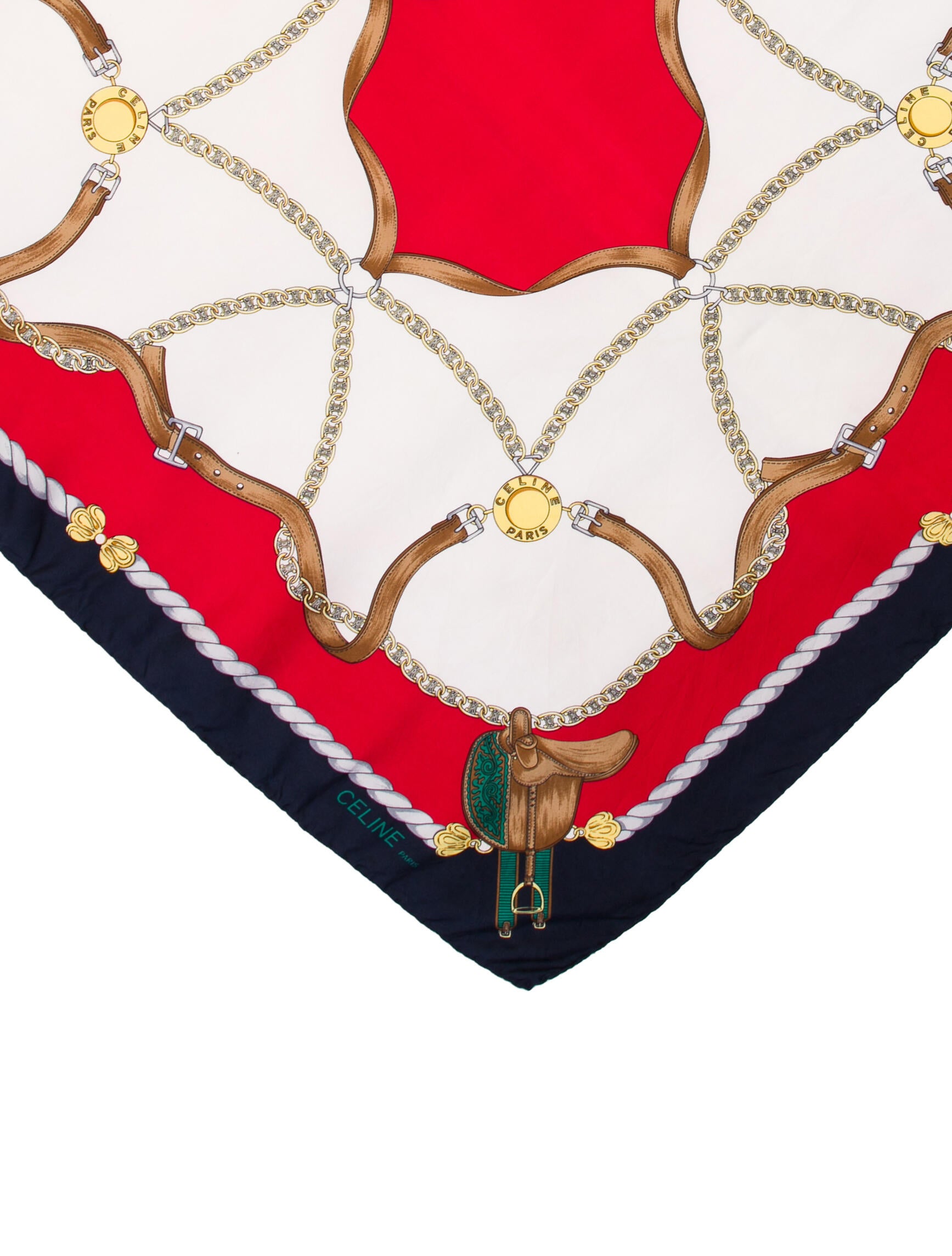 Celine Silk Vintage Scarf