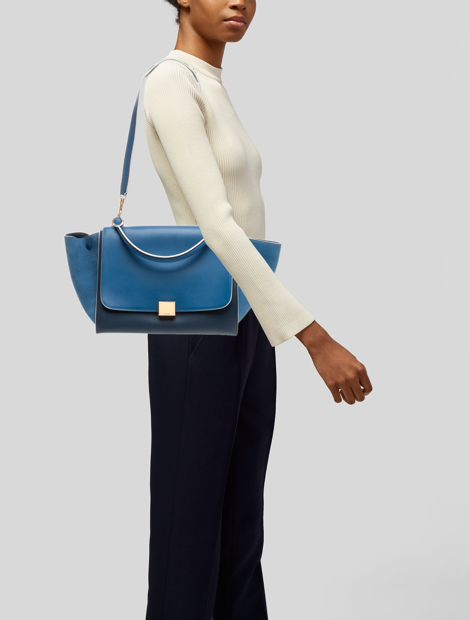 Celine Leather Trapeze Medium