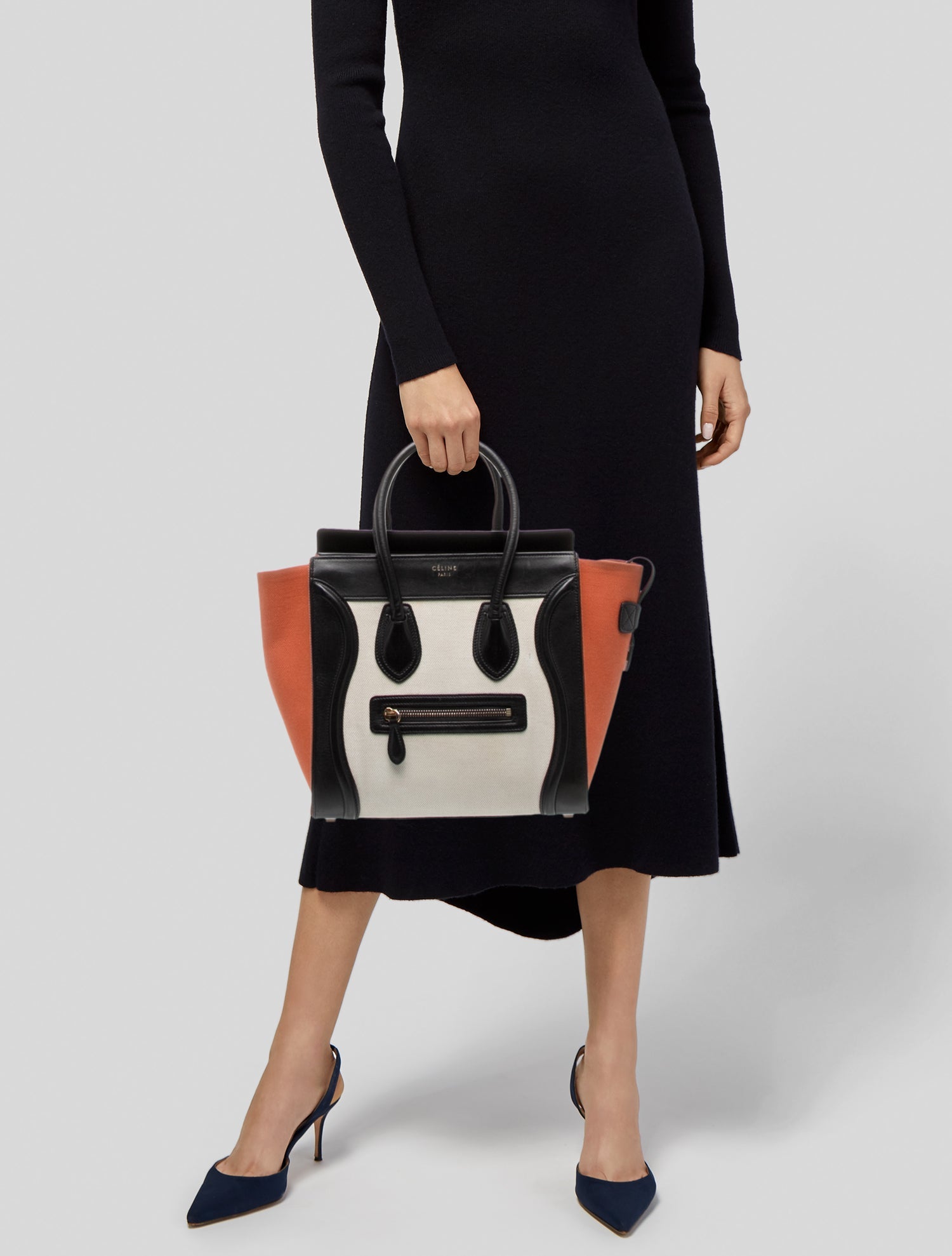 Celine Canvas Luggage Micro