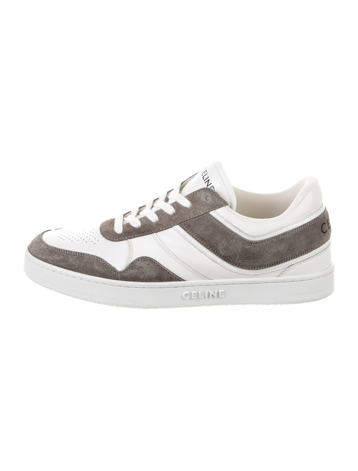 Celine Leather Patterned Sneakers