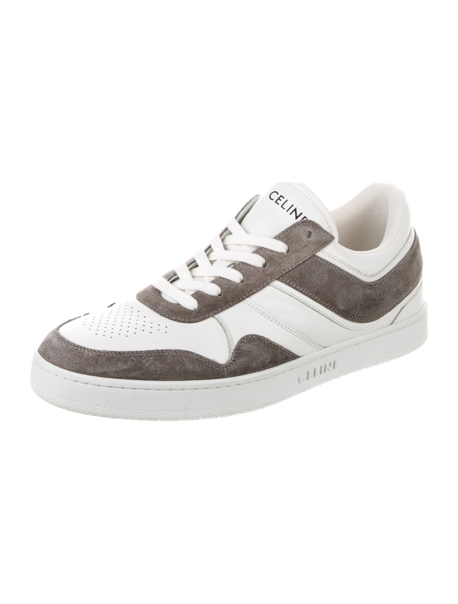 Celine Leather Patterned Sneakers
