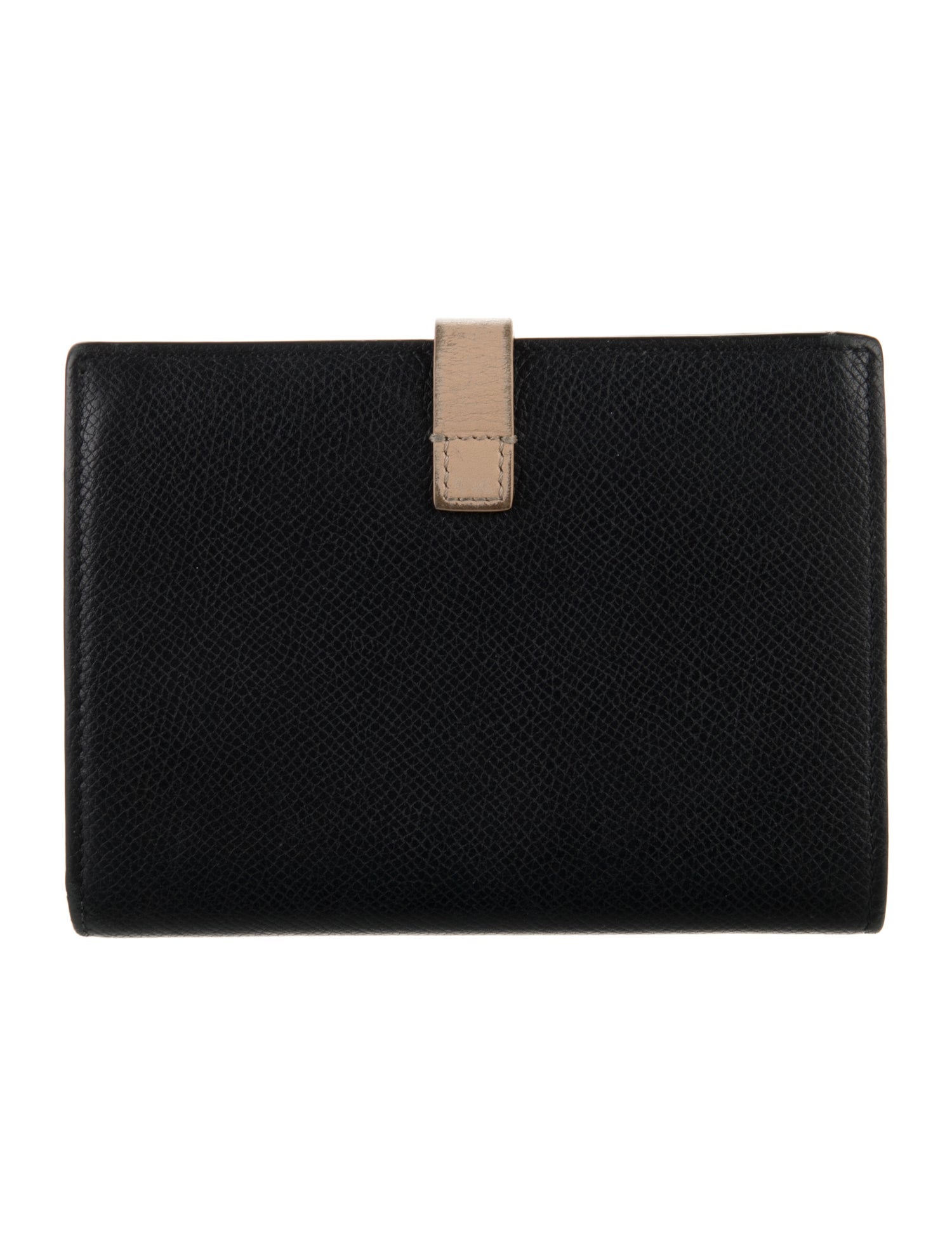 Celine Strap Compact Wallet Leather Wallet
