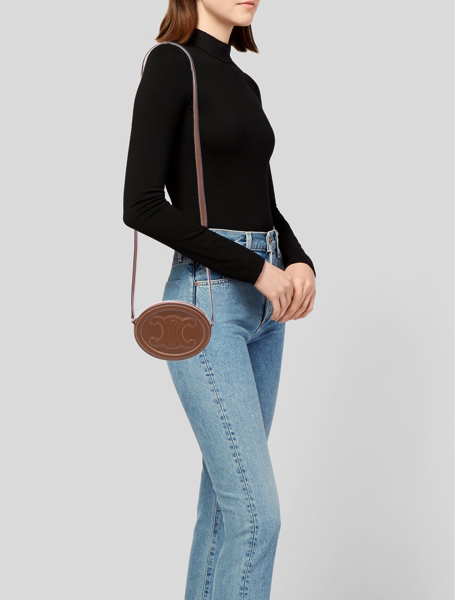Celine Triomphe Oval Bag