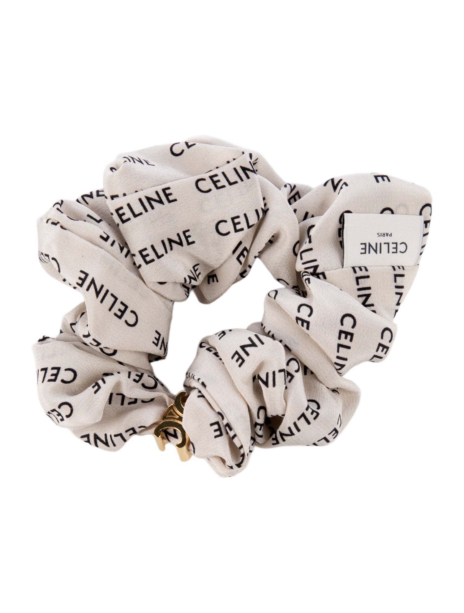 Celine silk scrunchy