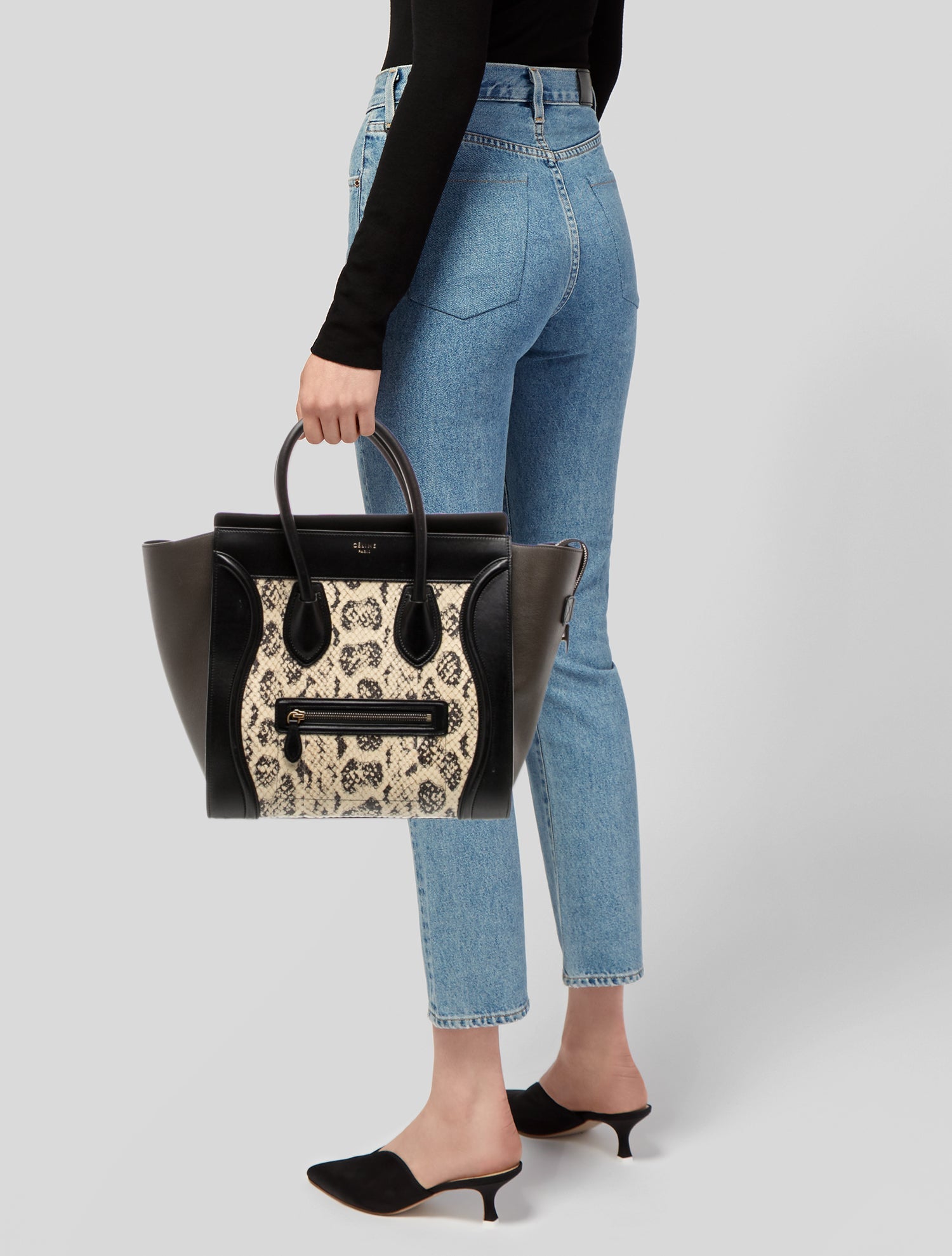 Celine Leather Luggage Mini