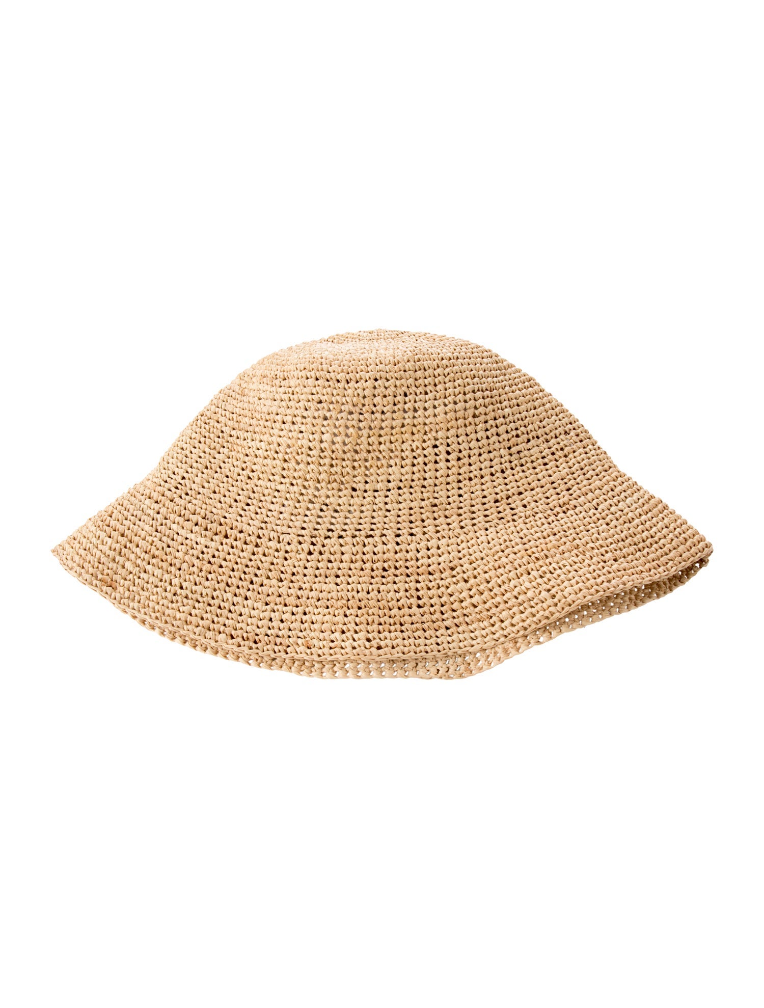 Celine Triomphe Raffia Bucket Hat
