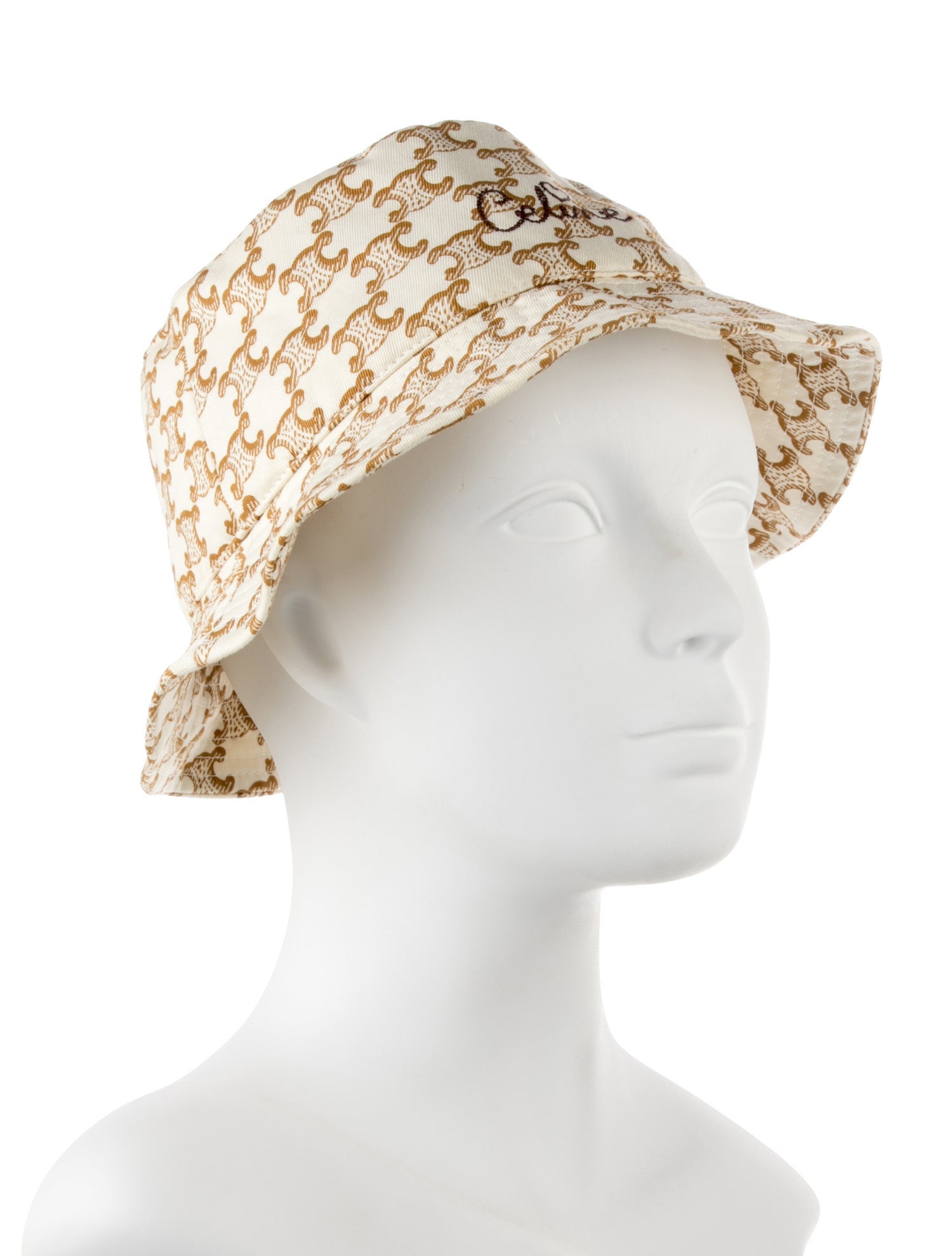 Celine Triomphe Printed Bucket Hat