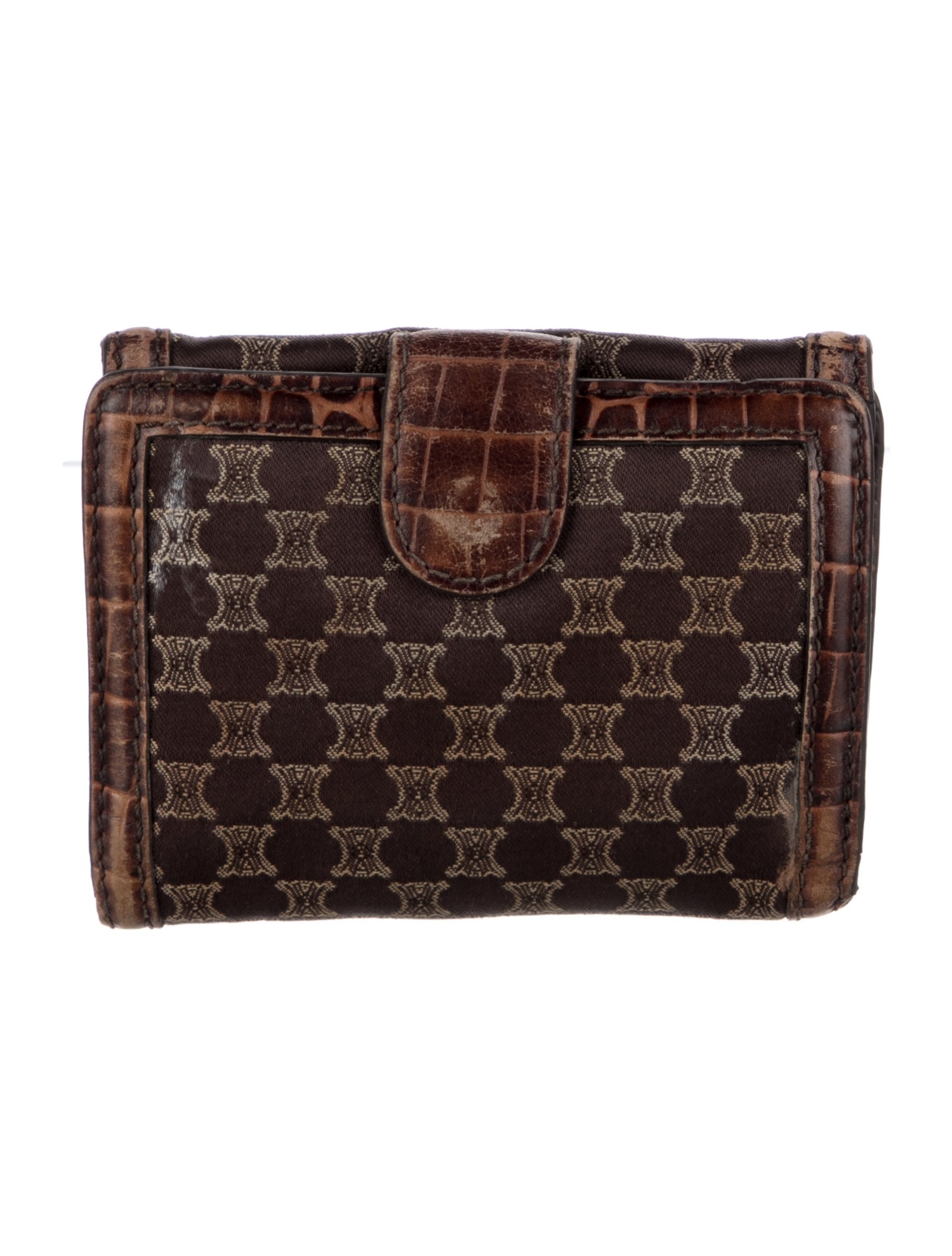 Celine Canvas Printed Wallet