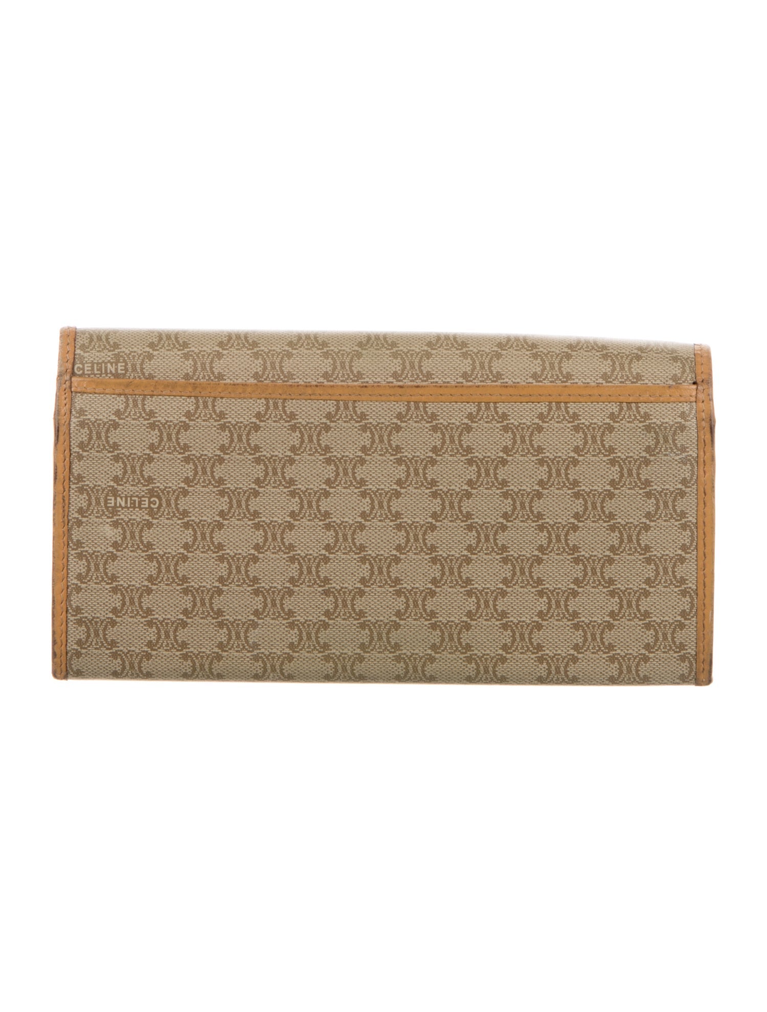 Celine Macadam Tri Fold Printed Continental Wallet