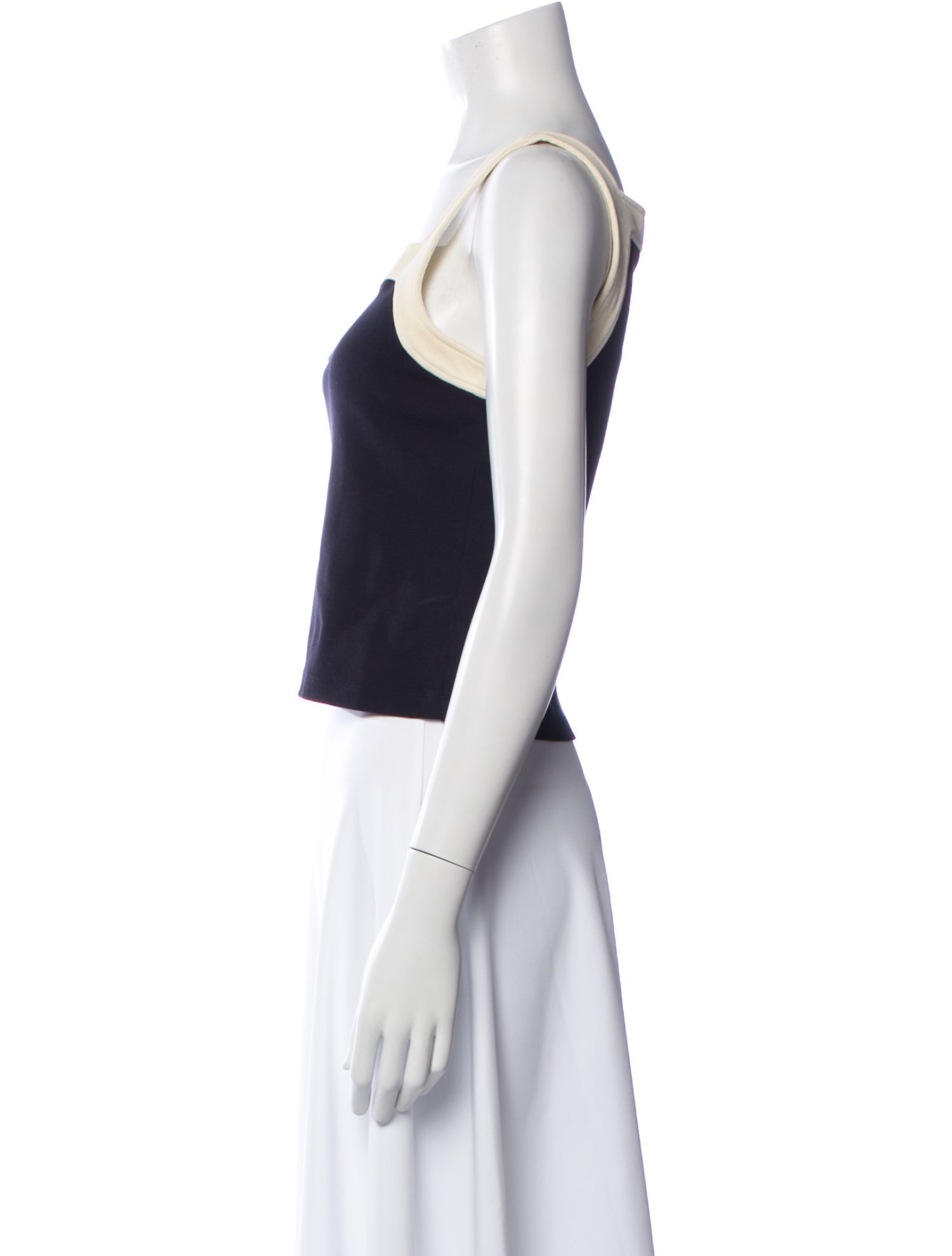 Celine Crew Neck Sleeveless Top