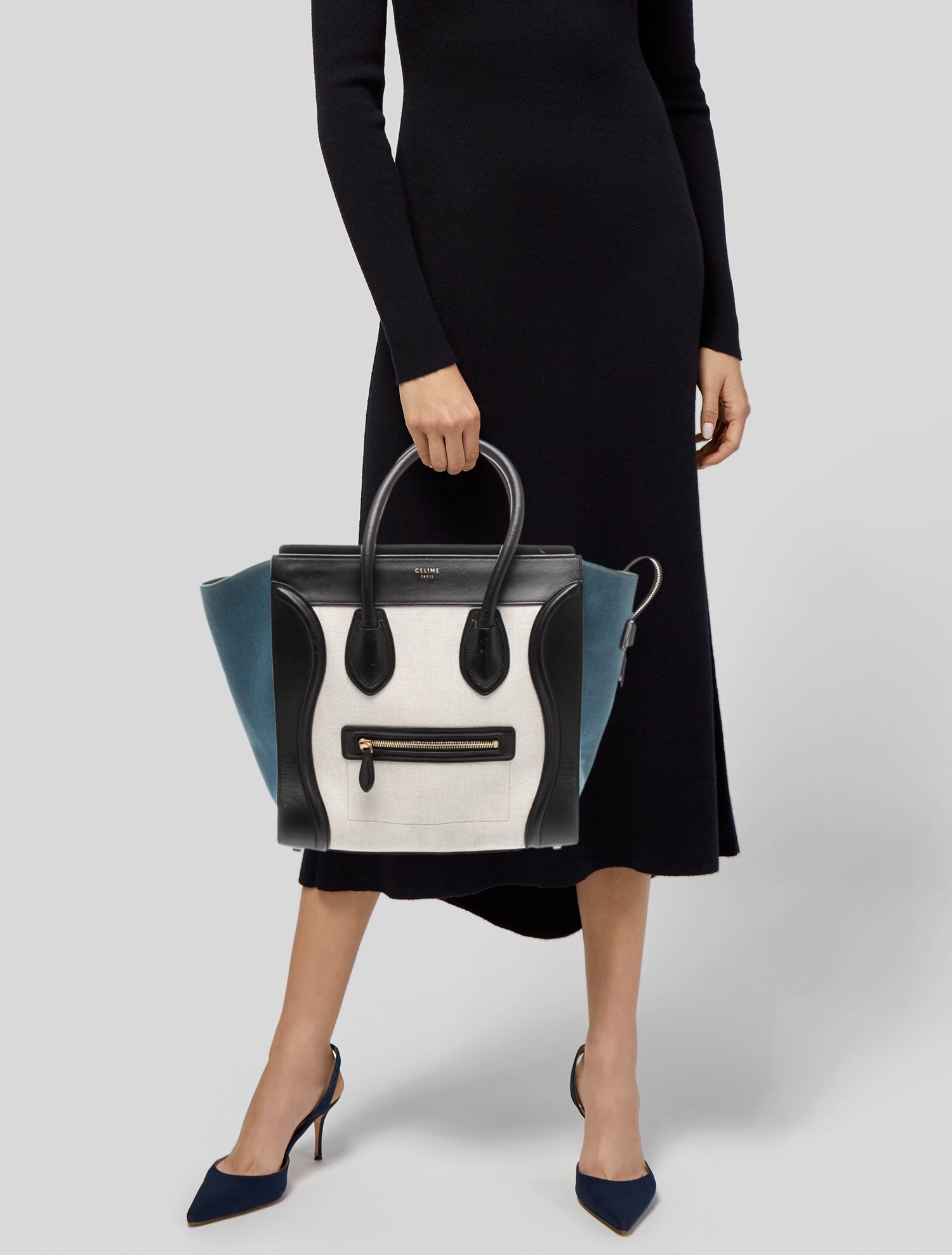 Celine Canvas Luggage Mini