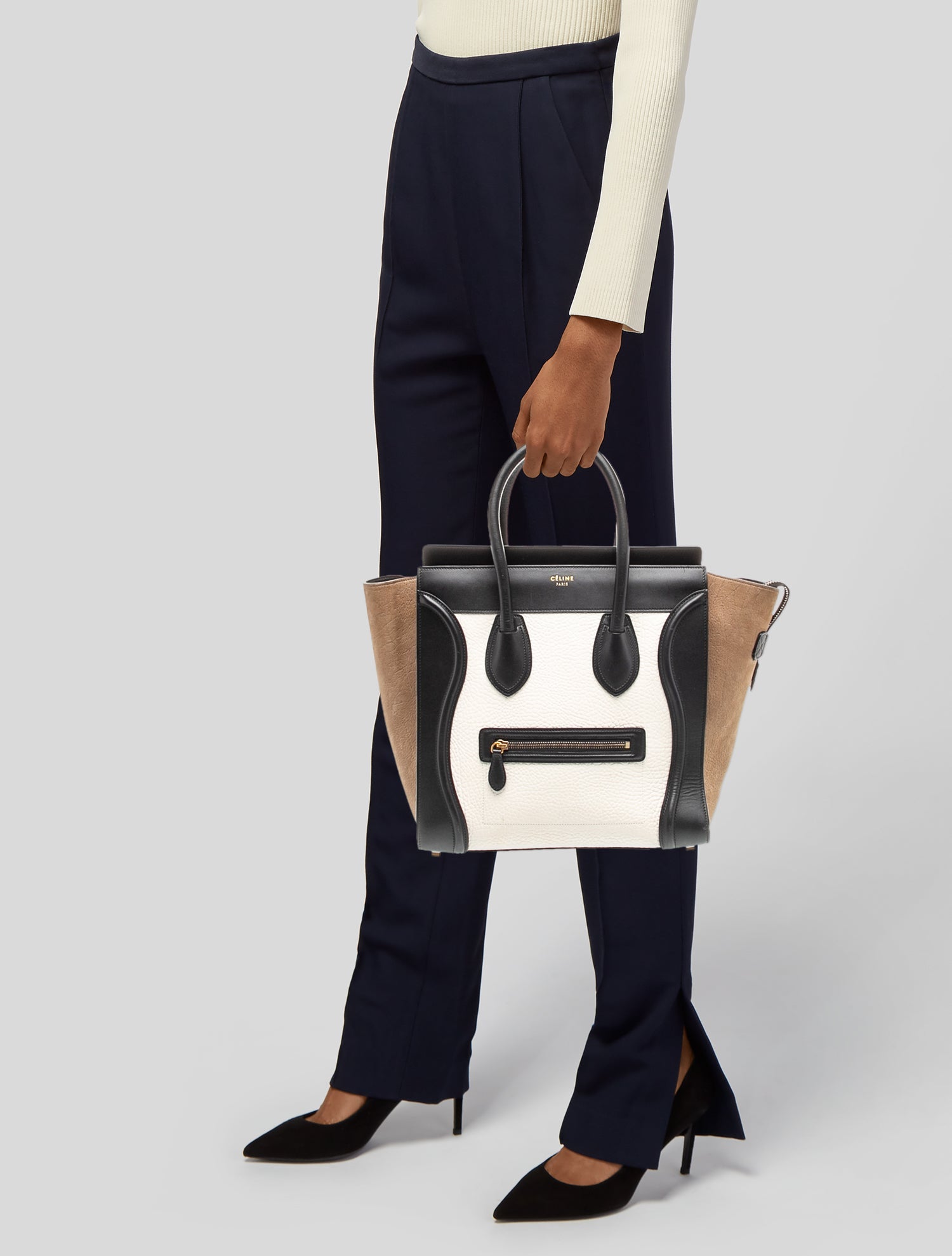 Celine Leather Luggage Mini