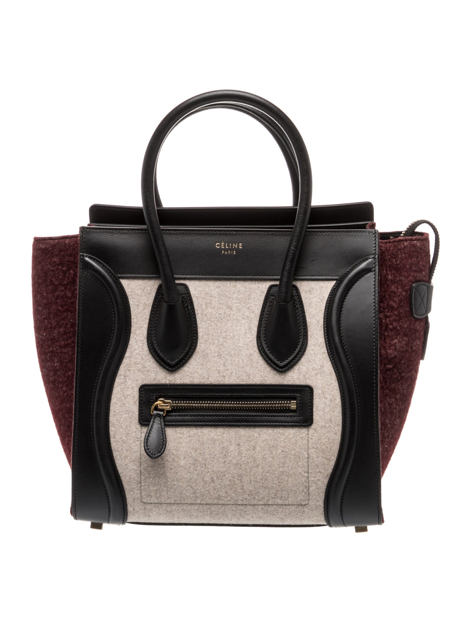 Celine Felt Luggage Micro