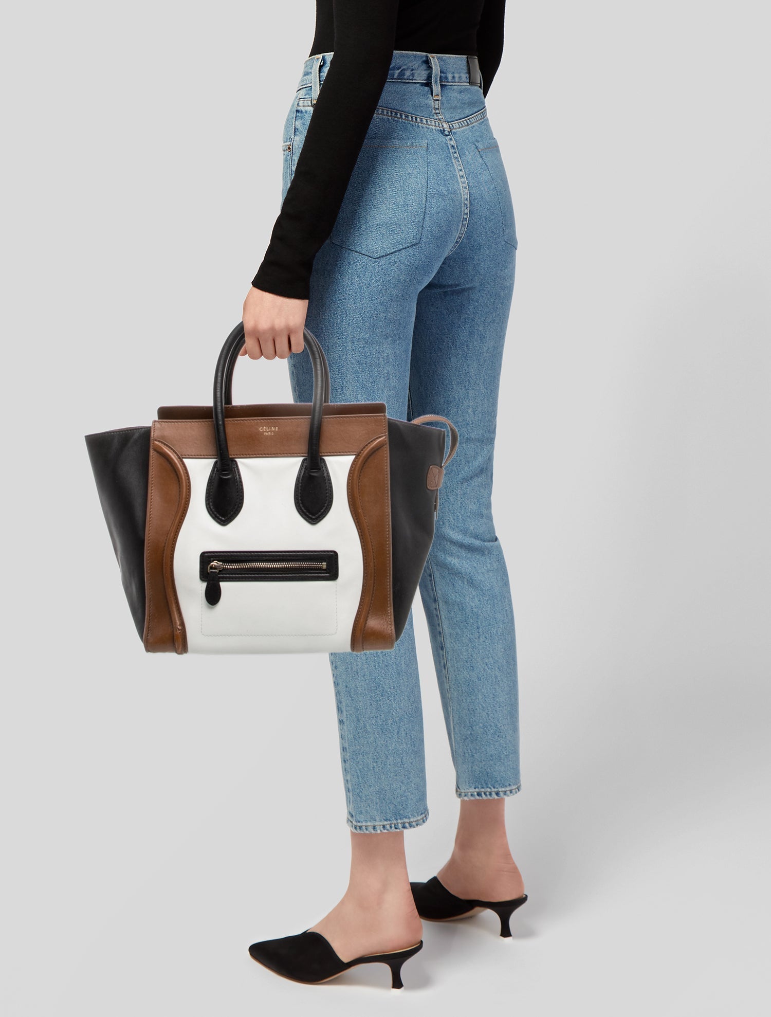 Celine Leather Luggage Mini