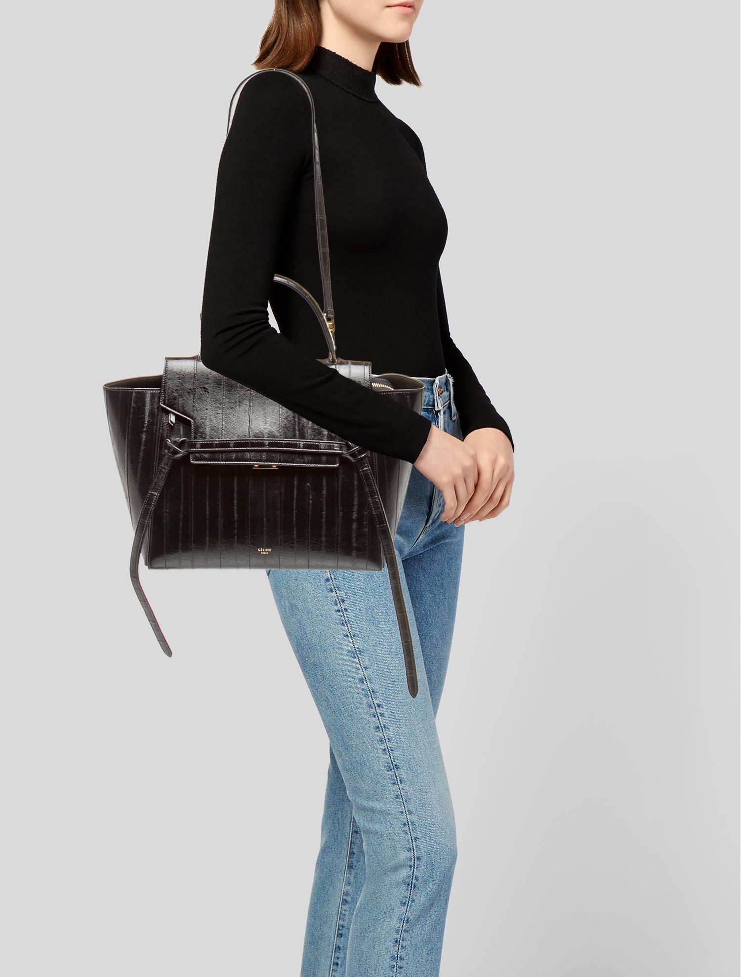 Celine Eel Skin Belt Bag Mini