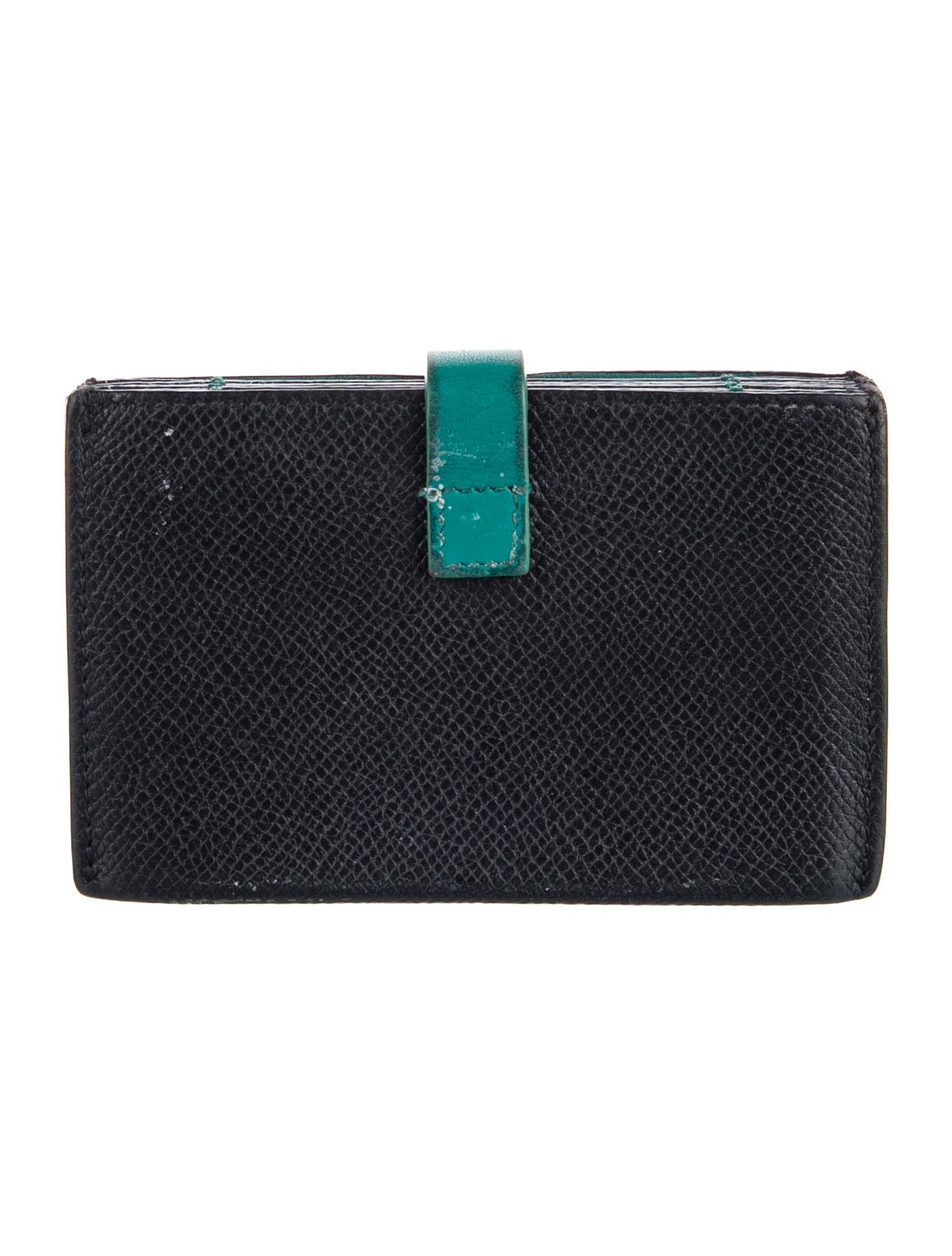 Celine Accordion Card Holder Leather French Purse