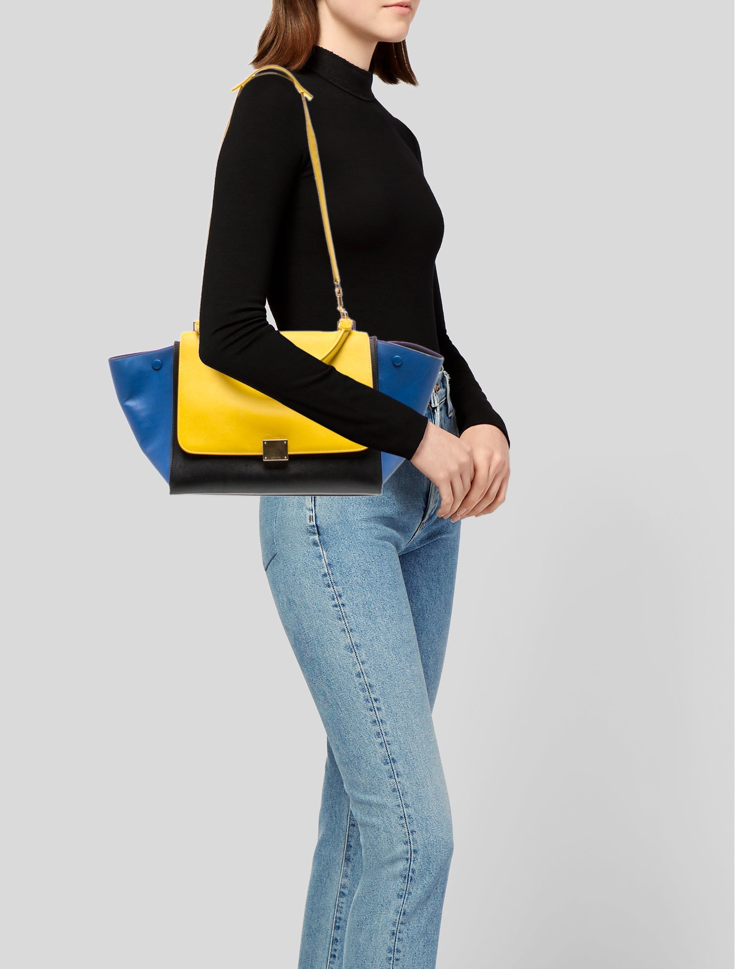 Celine Leather Trapeze Medium