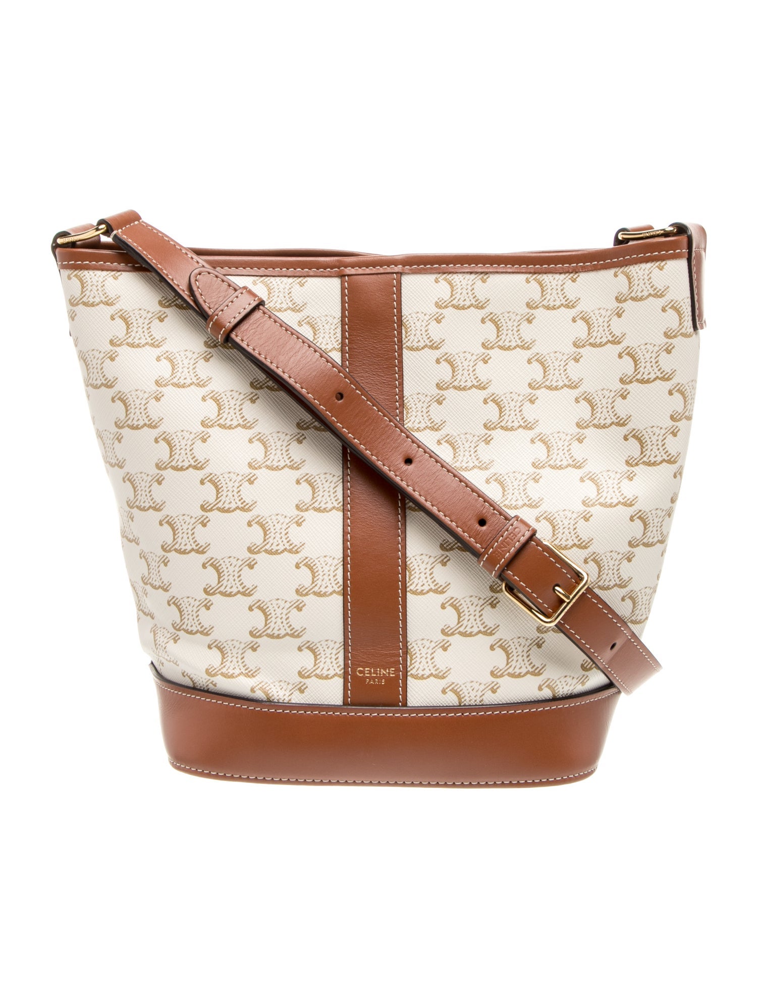 Celine Triomphe Bucket Bag Small