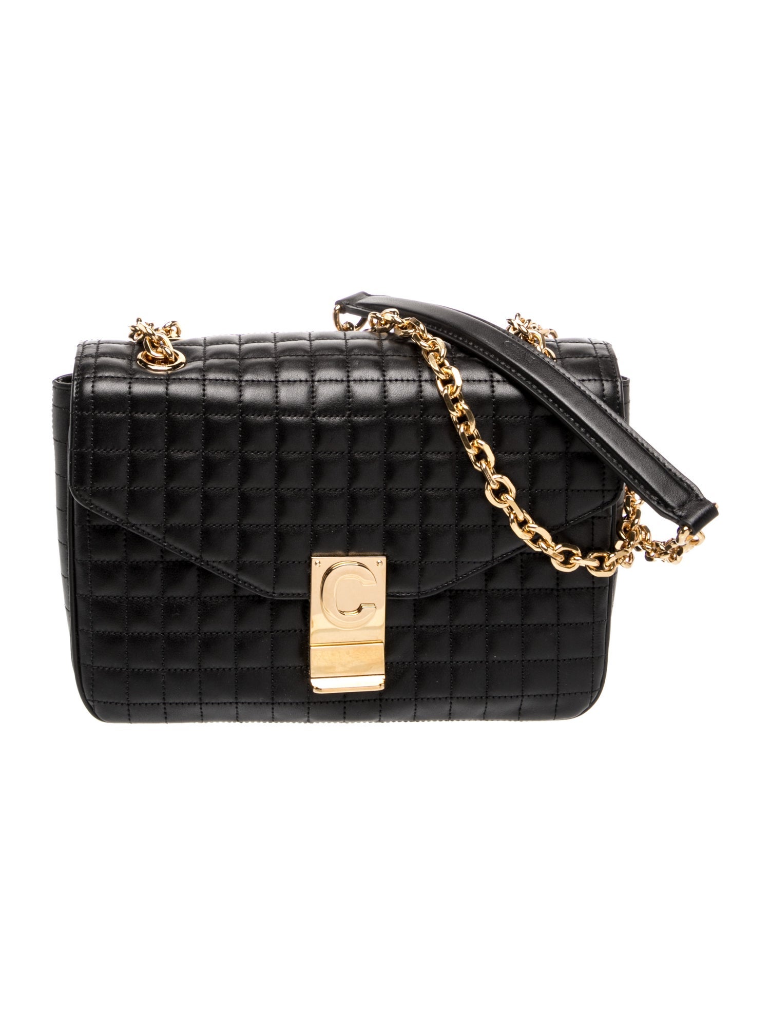 Celine Quilted C Bag Medium