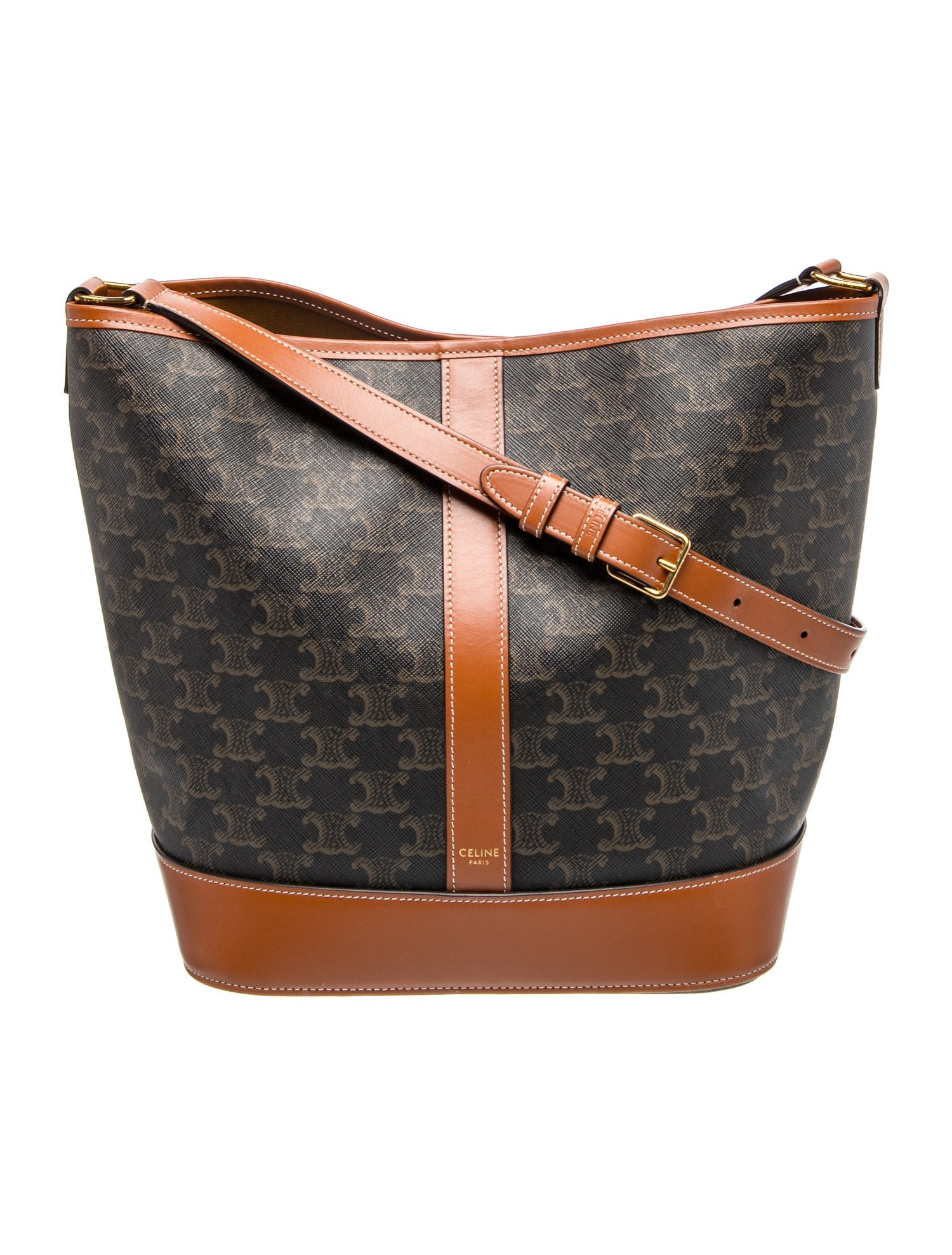 Celine Triomphe Bucket Bag Medium