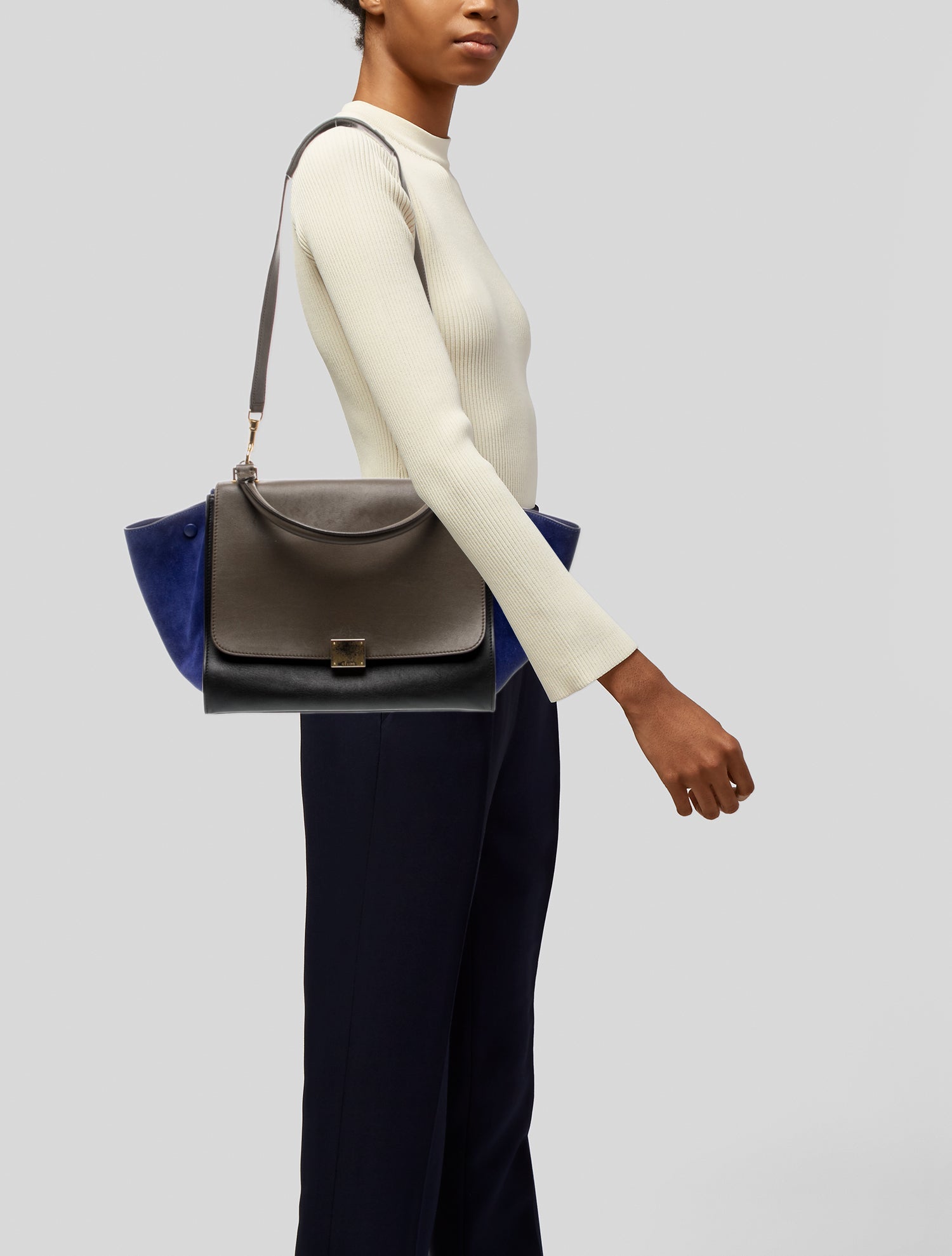 Celine Leather Trapeze Medium