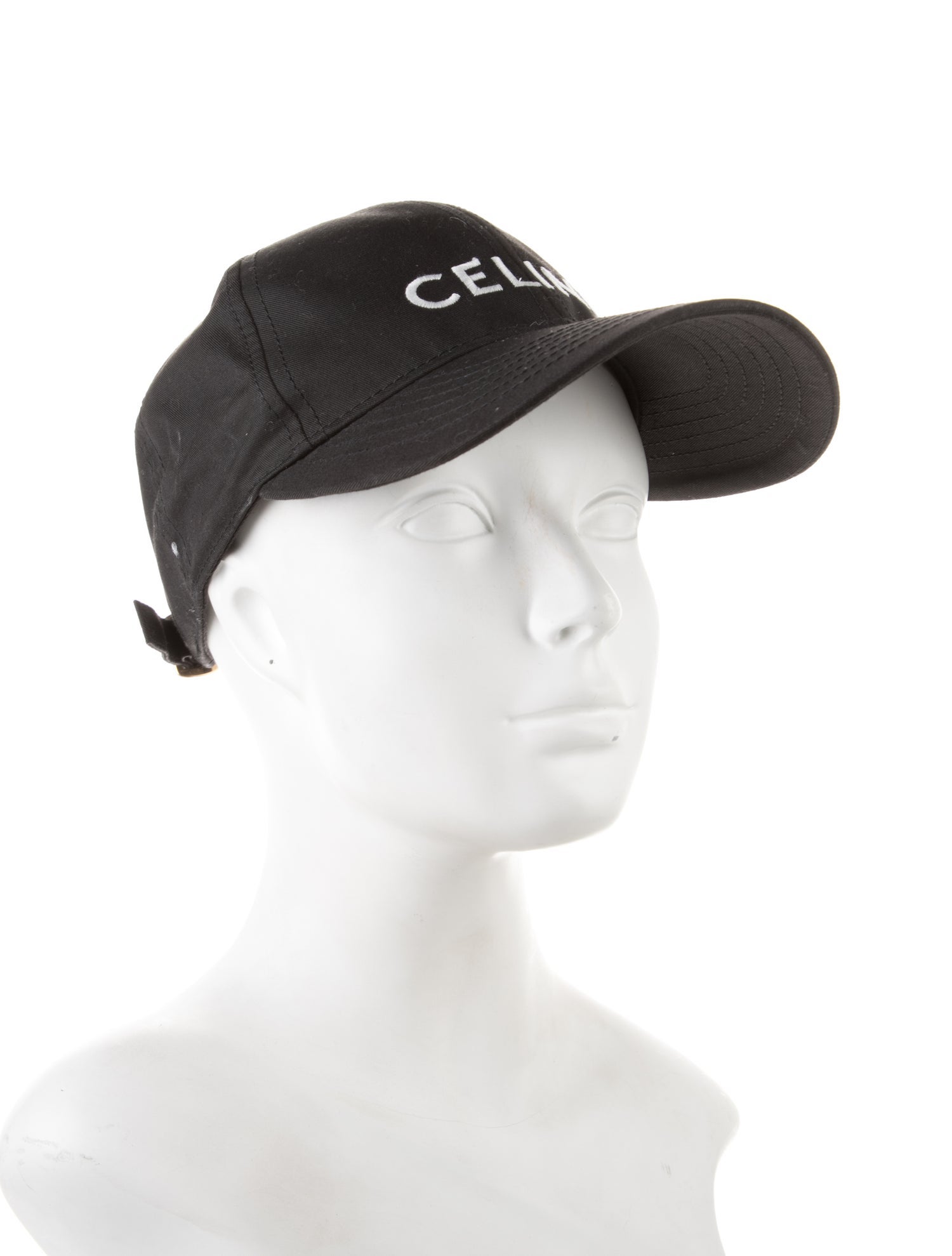 Celine Embroidered Baseball Cap - Black Hats, Accessories