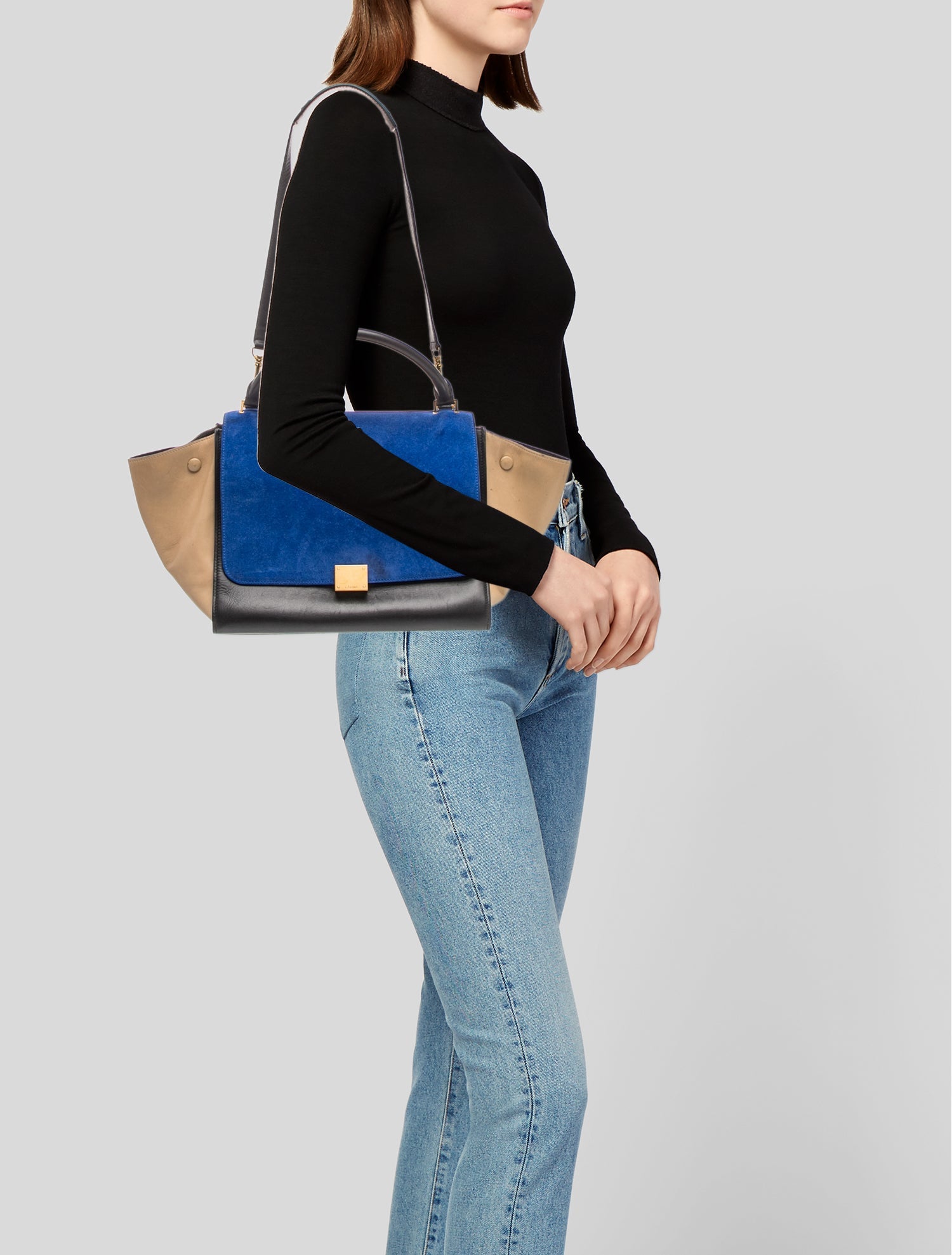 Celine Leather Trapeze Medium