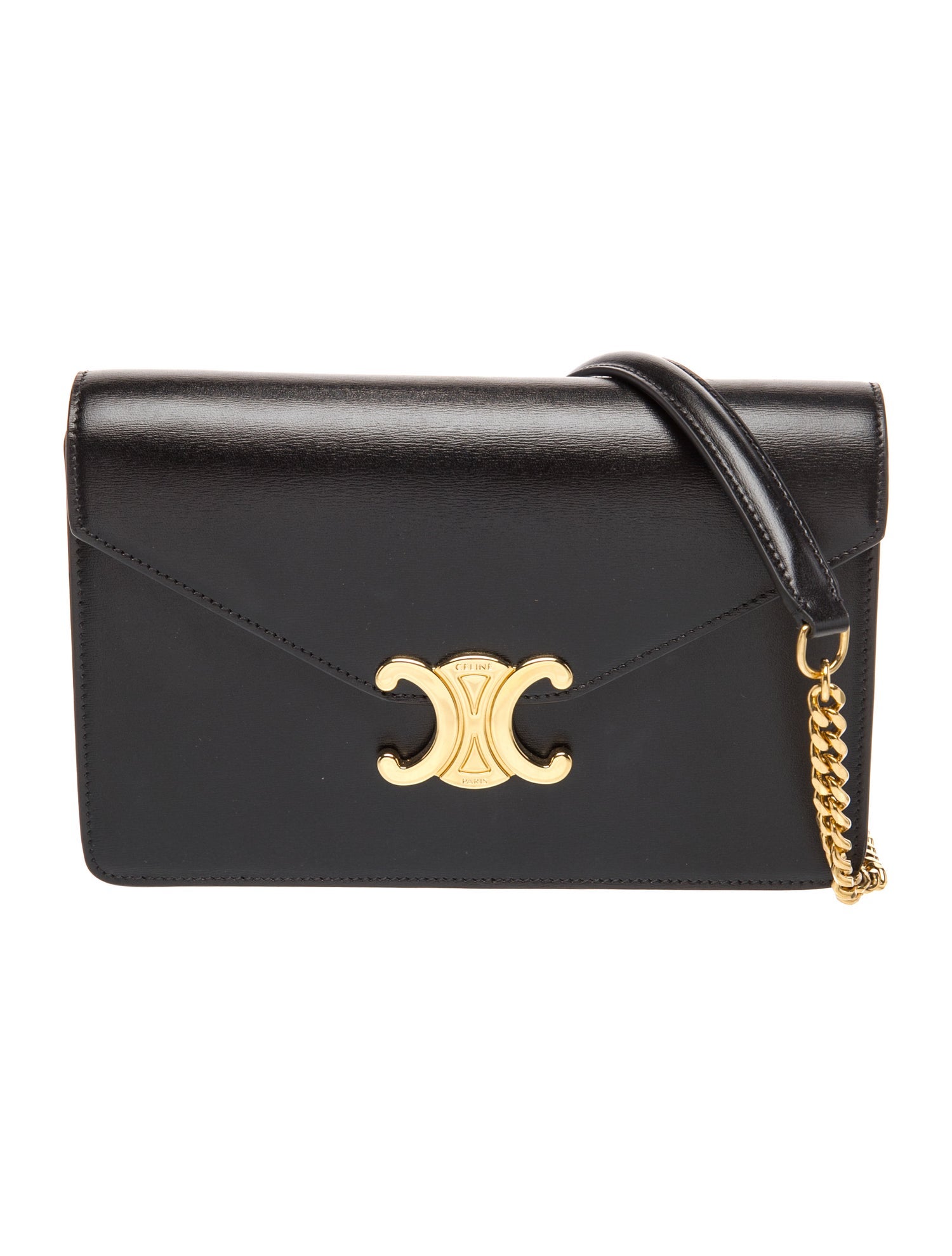 Celine Triomphe Margo Wallet on Chain 2023