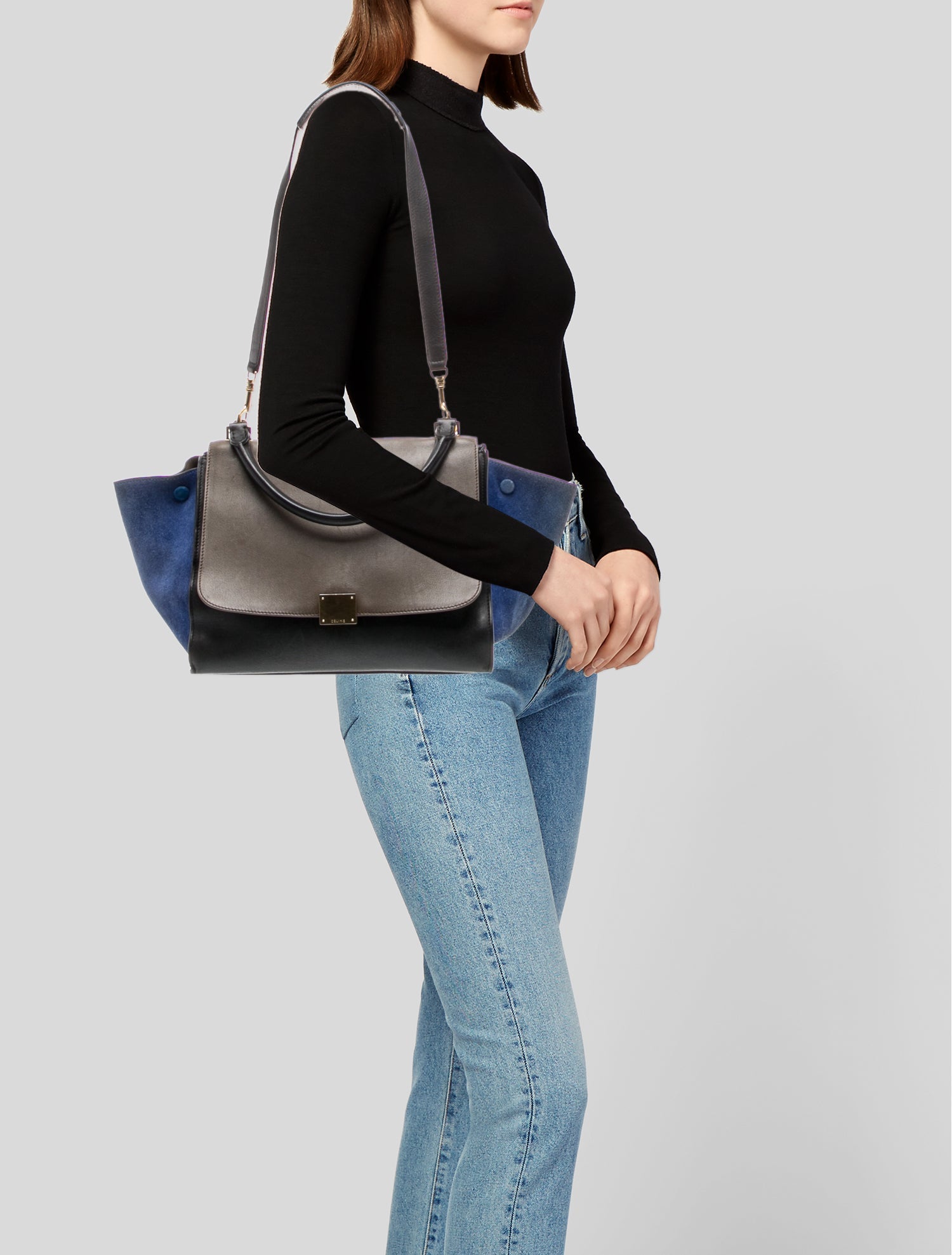 Celine Leather Trapeze Medium