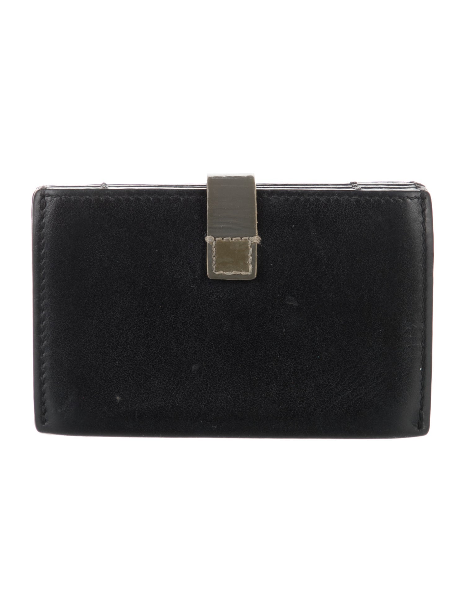 Celine Leather Printed French Purse
