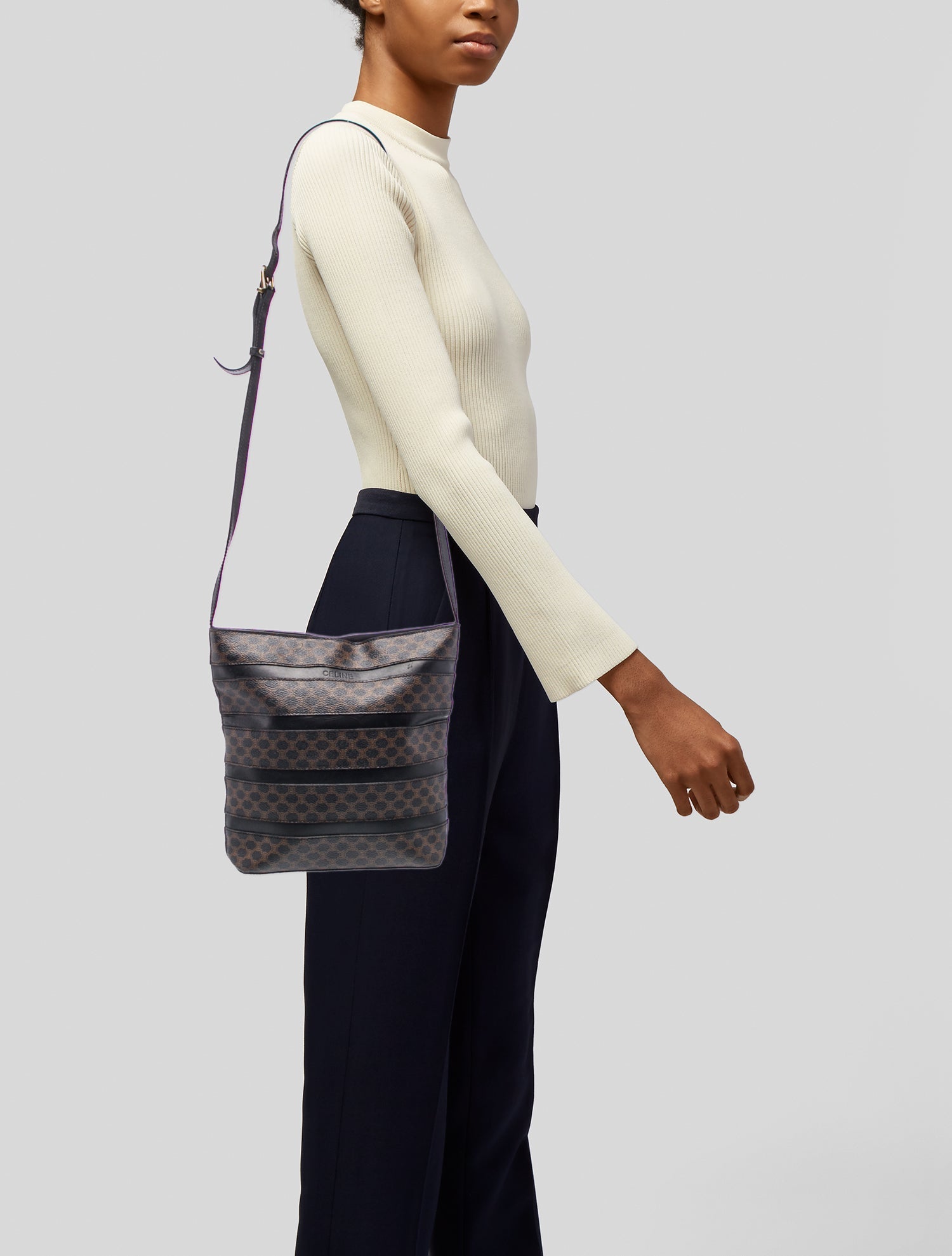 Celine Leather Crossbody Bag Medium