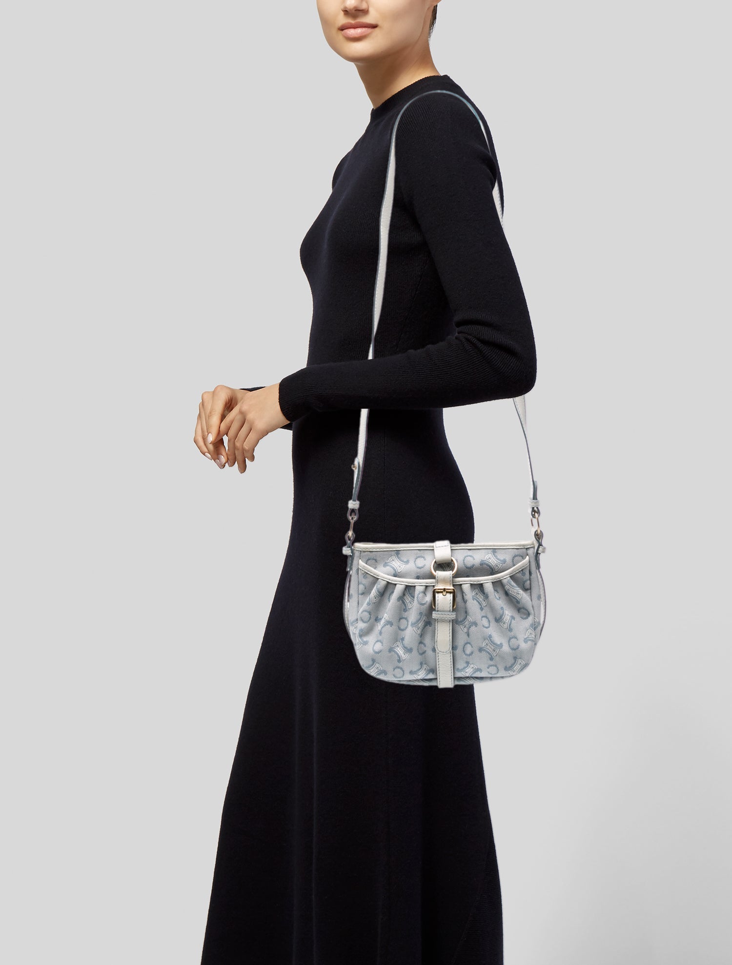 Celine Monogram Crossbody Bag Vintage