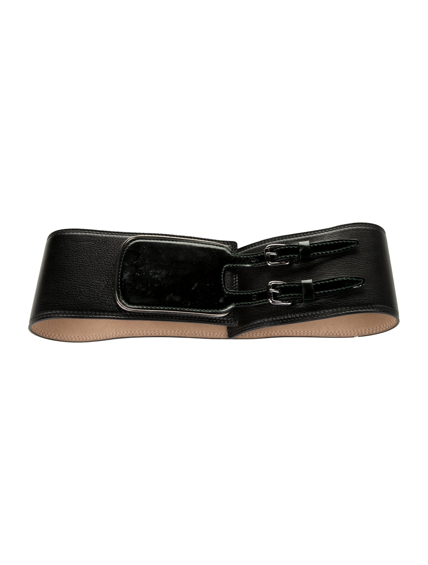Celine Wide Leather Belt