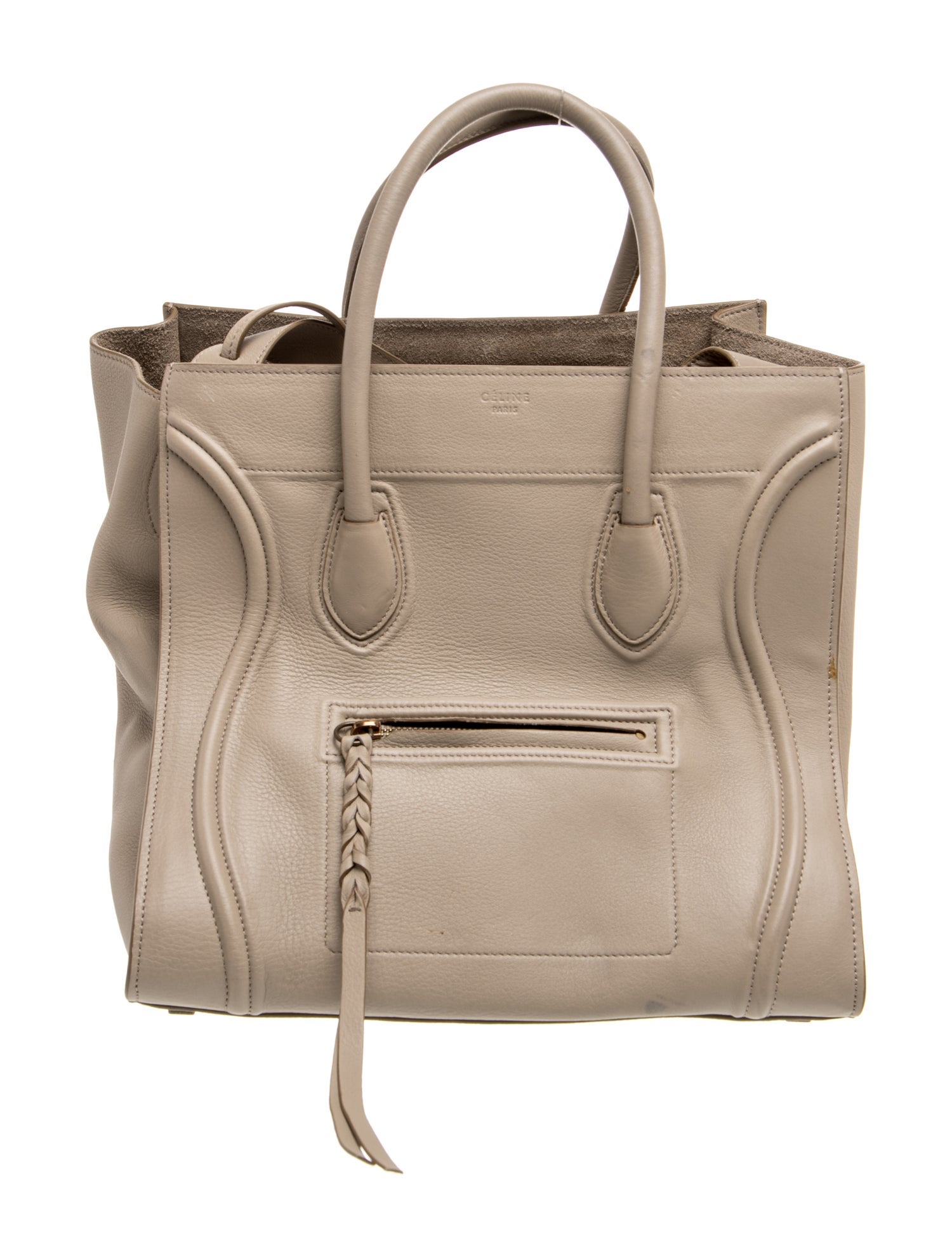 Celine Leather Luggage Phantom Large
