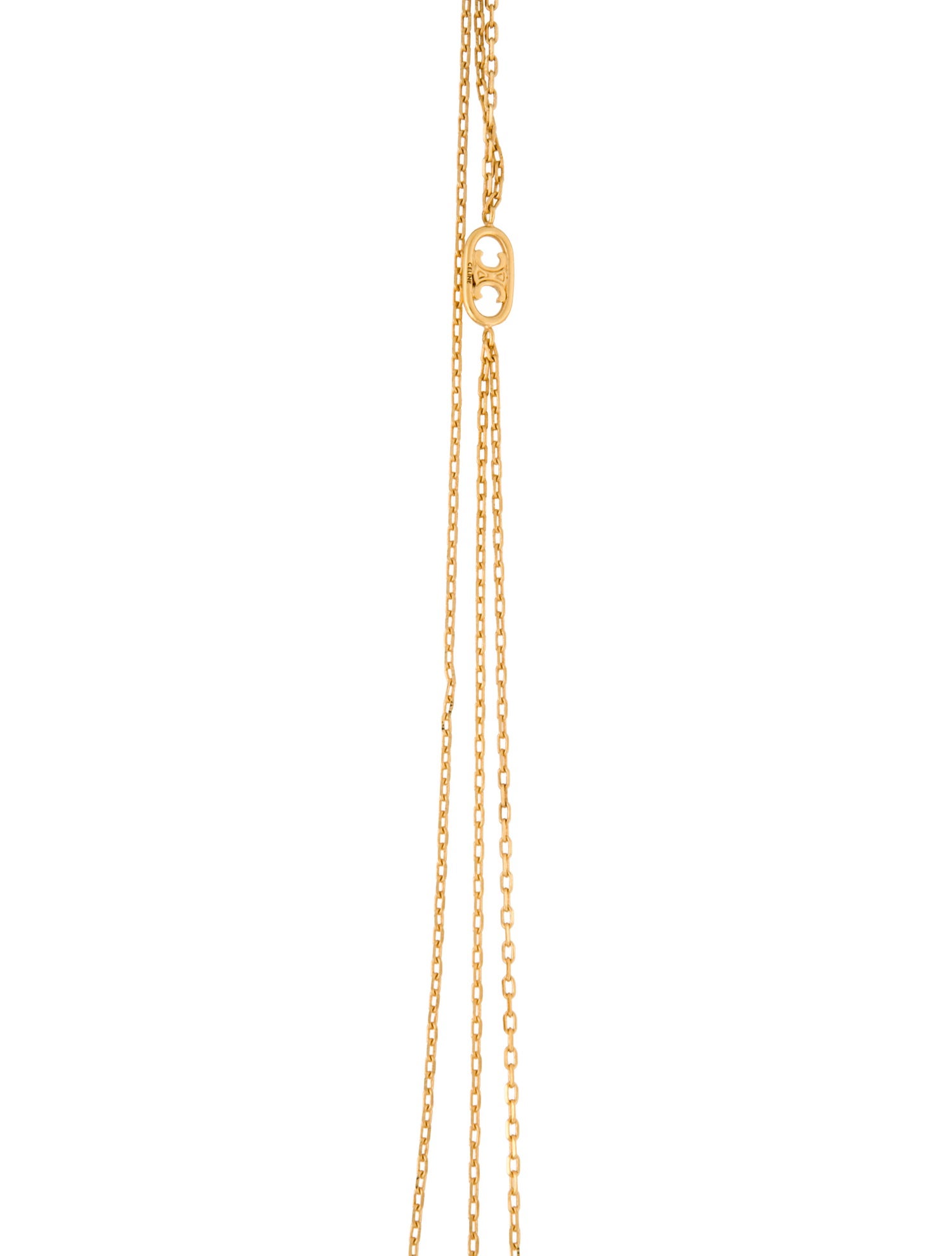 Celine Maillon Triomphe Sautoir Multistrand Necklace