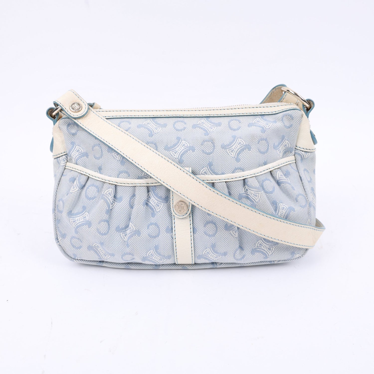 Celine Canvas C Macadam Canvas Shoulderbag