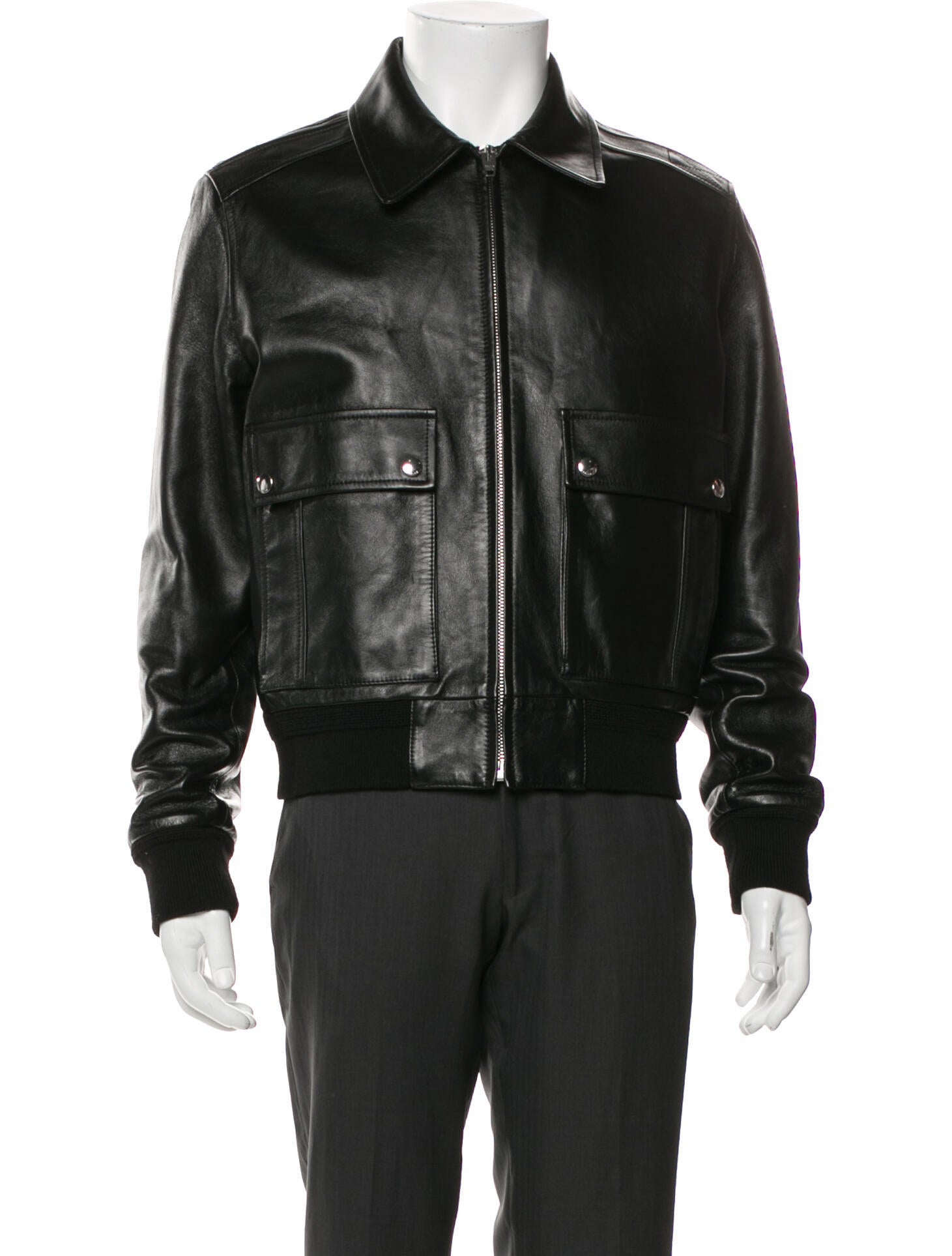 Celine Lambskin Bomber Jacket