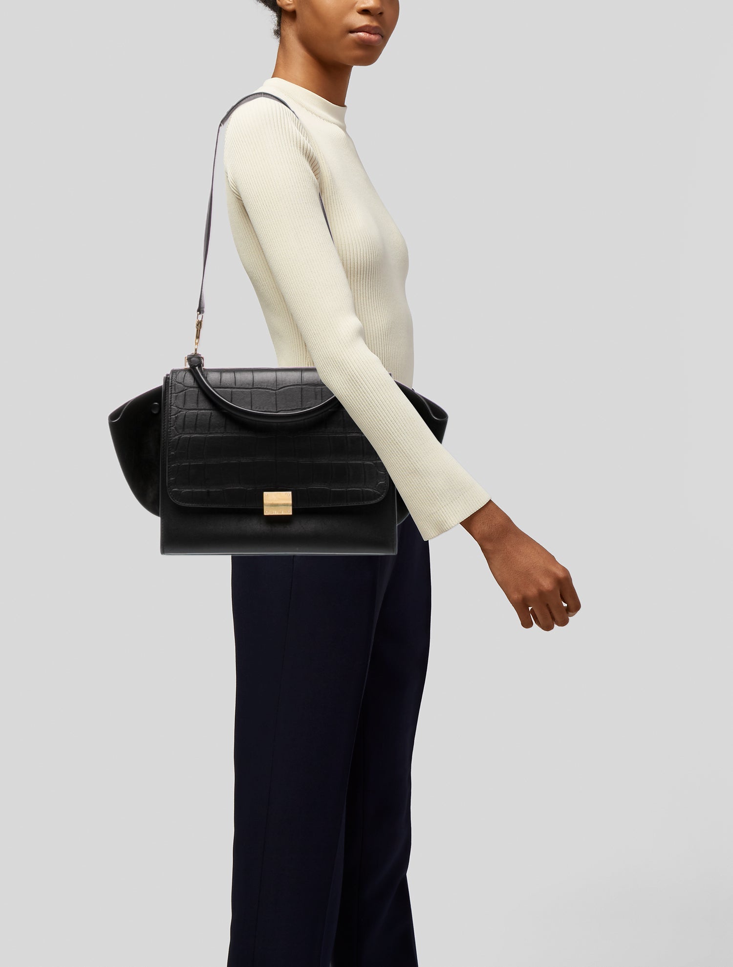 Celine Leather Trapeze Medium