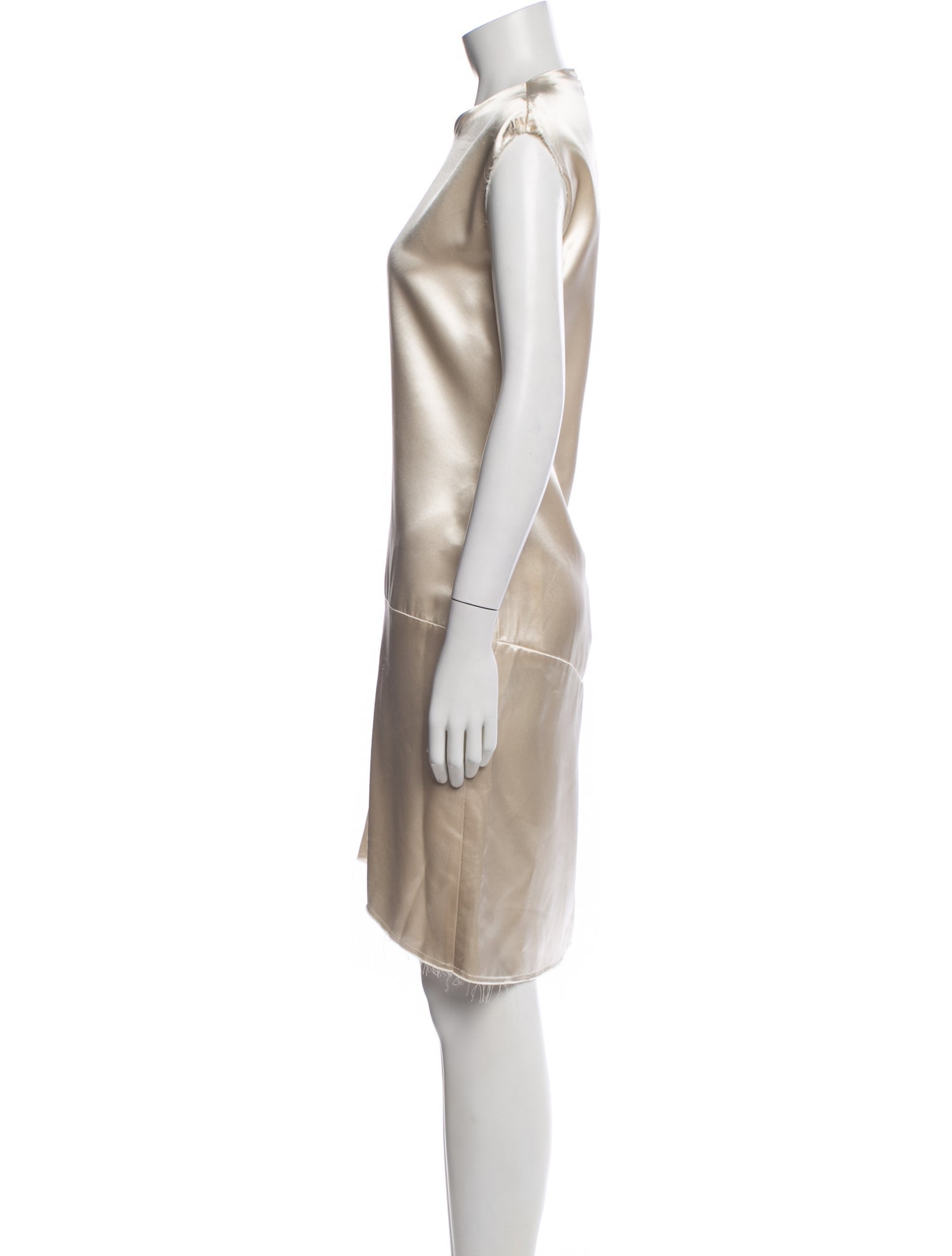 Celine V-Neck Knee-Length Dress