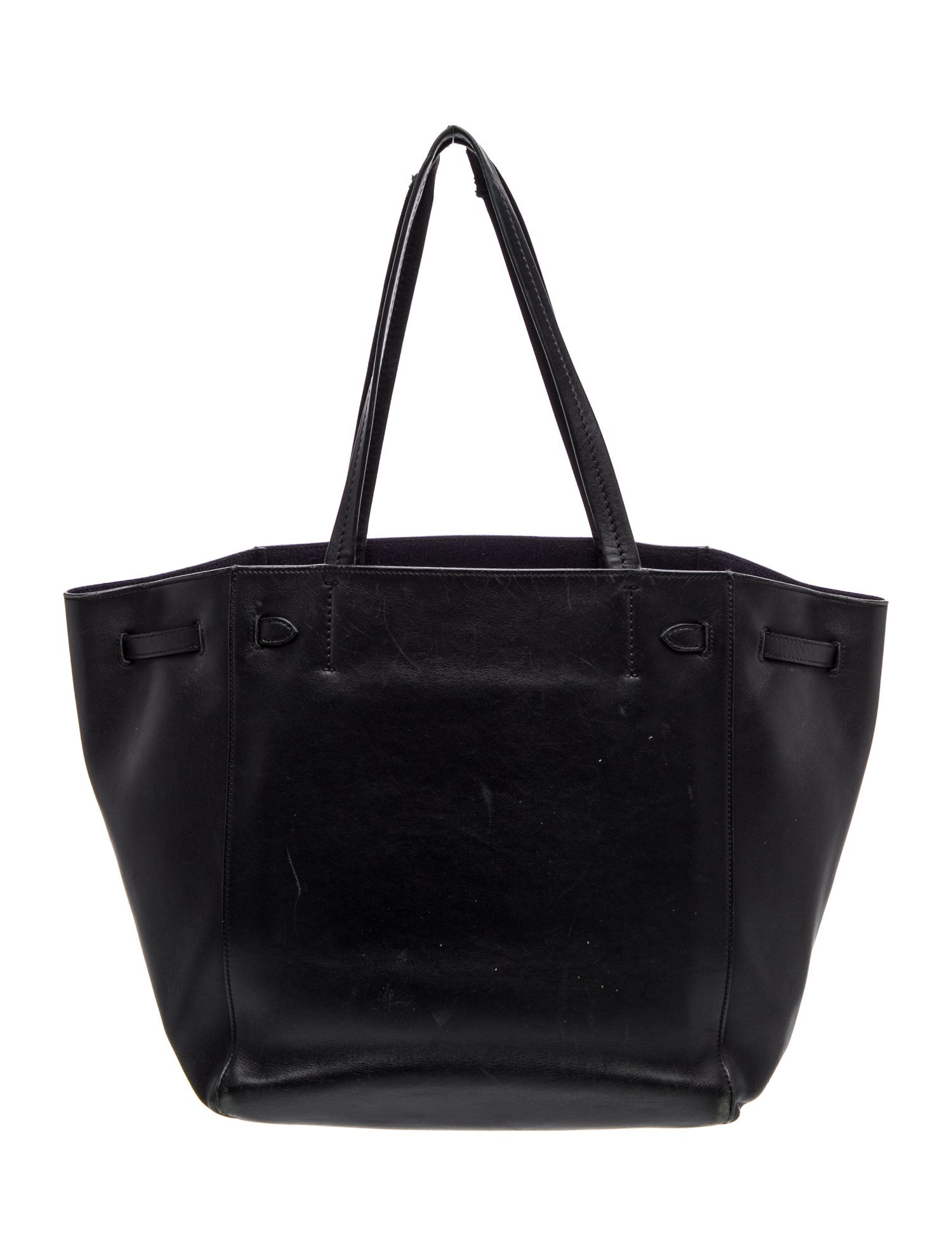 Celine Leather Cabas Phantom Small - Black Totes, Handbags