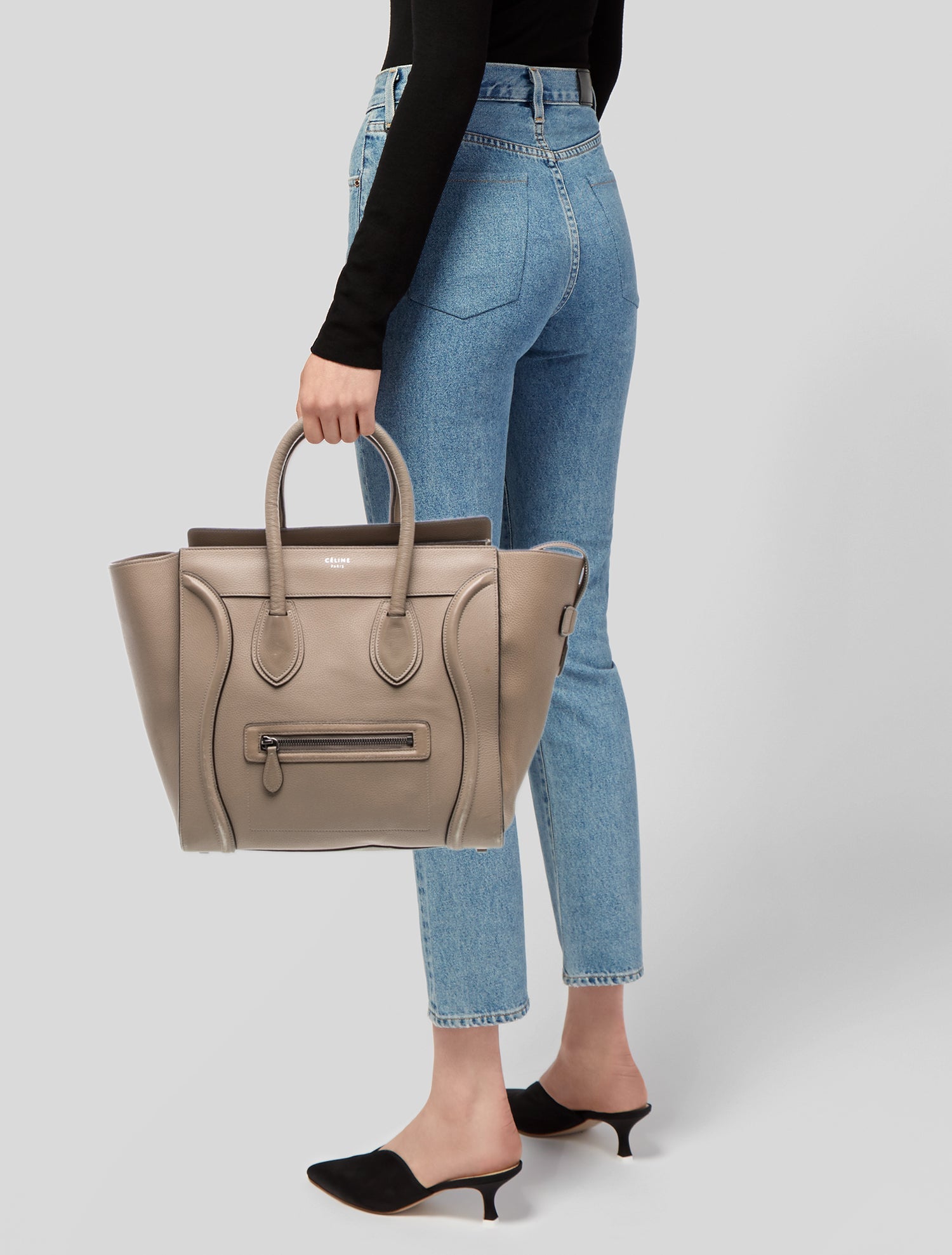 Celine Leather Luggage Mini