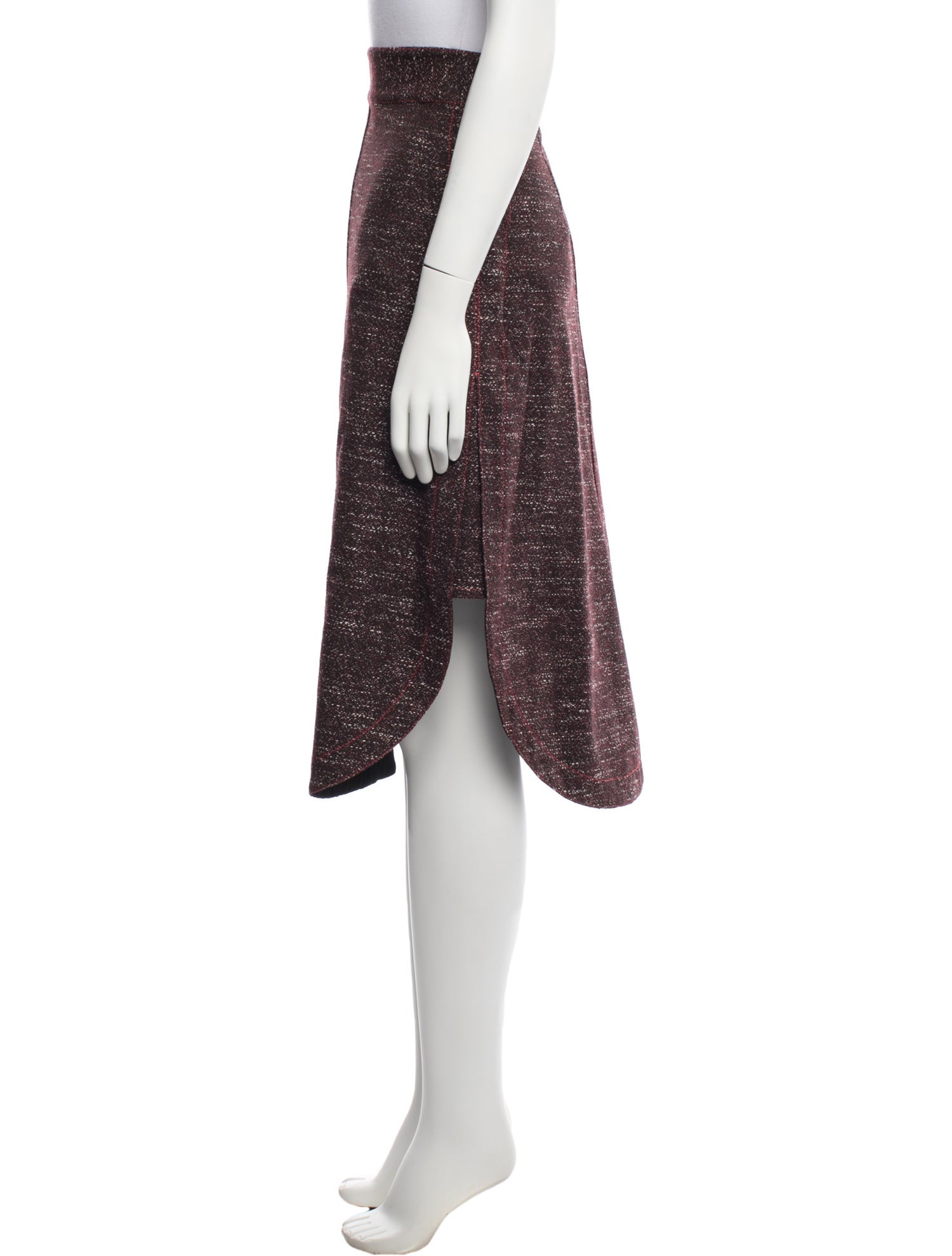 Celine Wool Midi Length Skirt