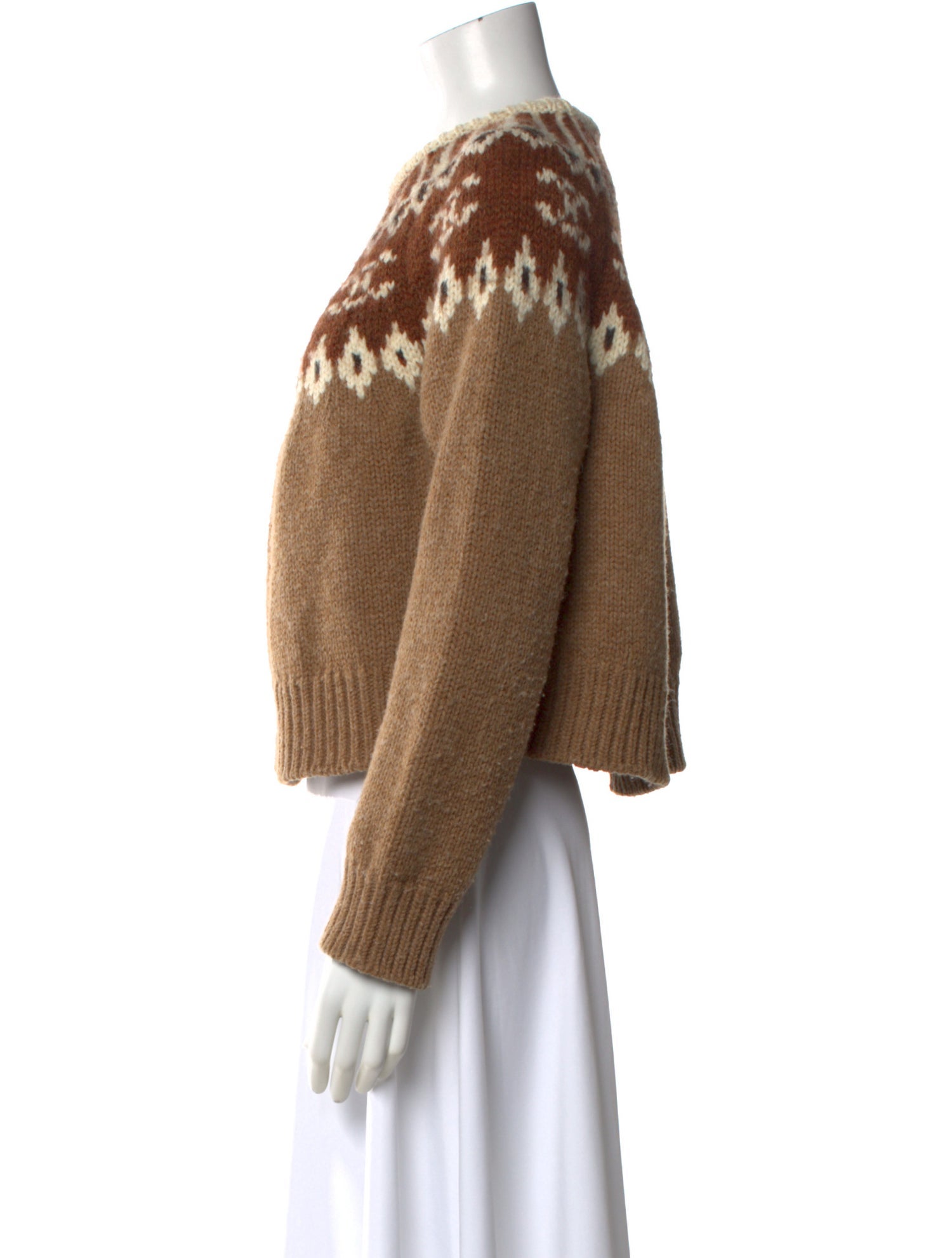 Celine Wool Patterned Sweater