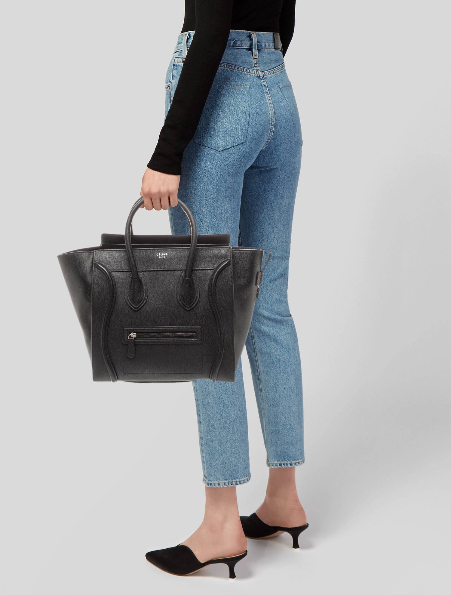 Celine Leather Luggage Mini