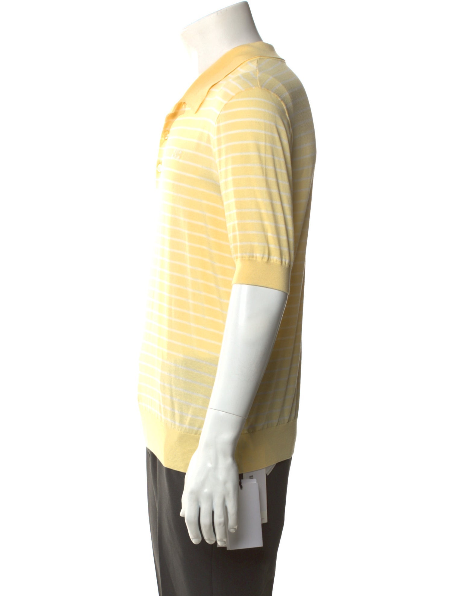 Celine Triomphe Striped Polo Shirt w/ Tags