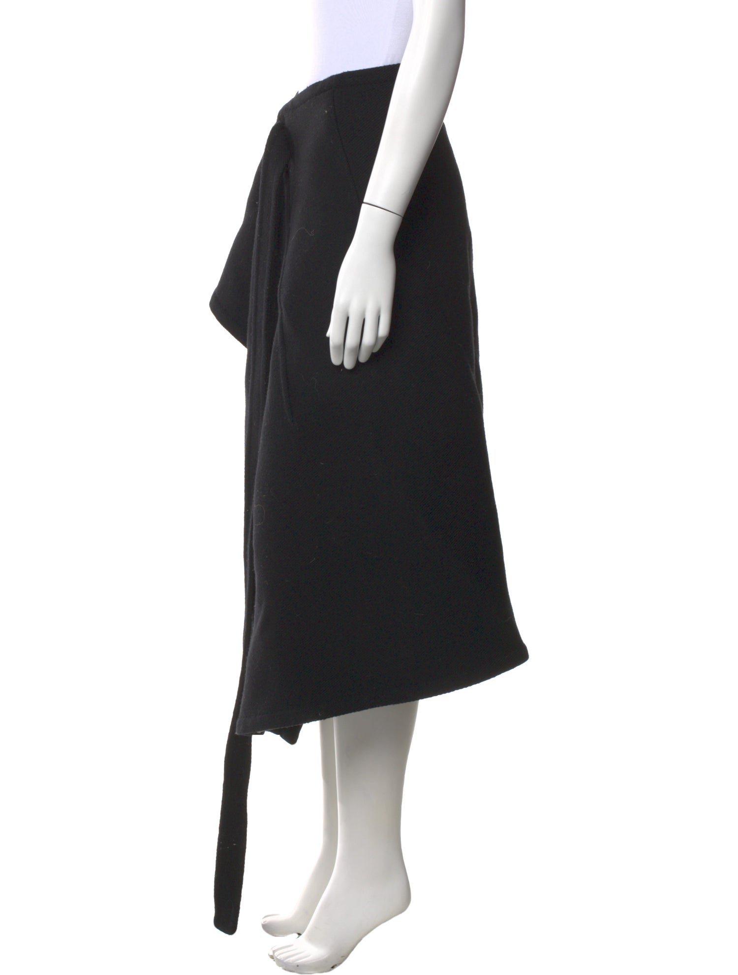 Celine Virgin Wool Knee-Length Skirt