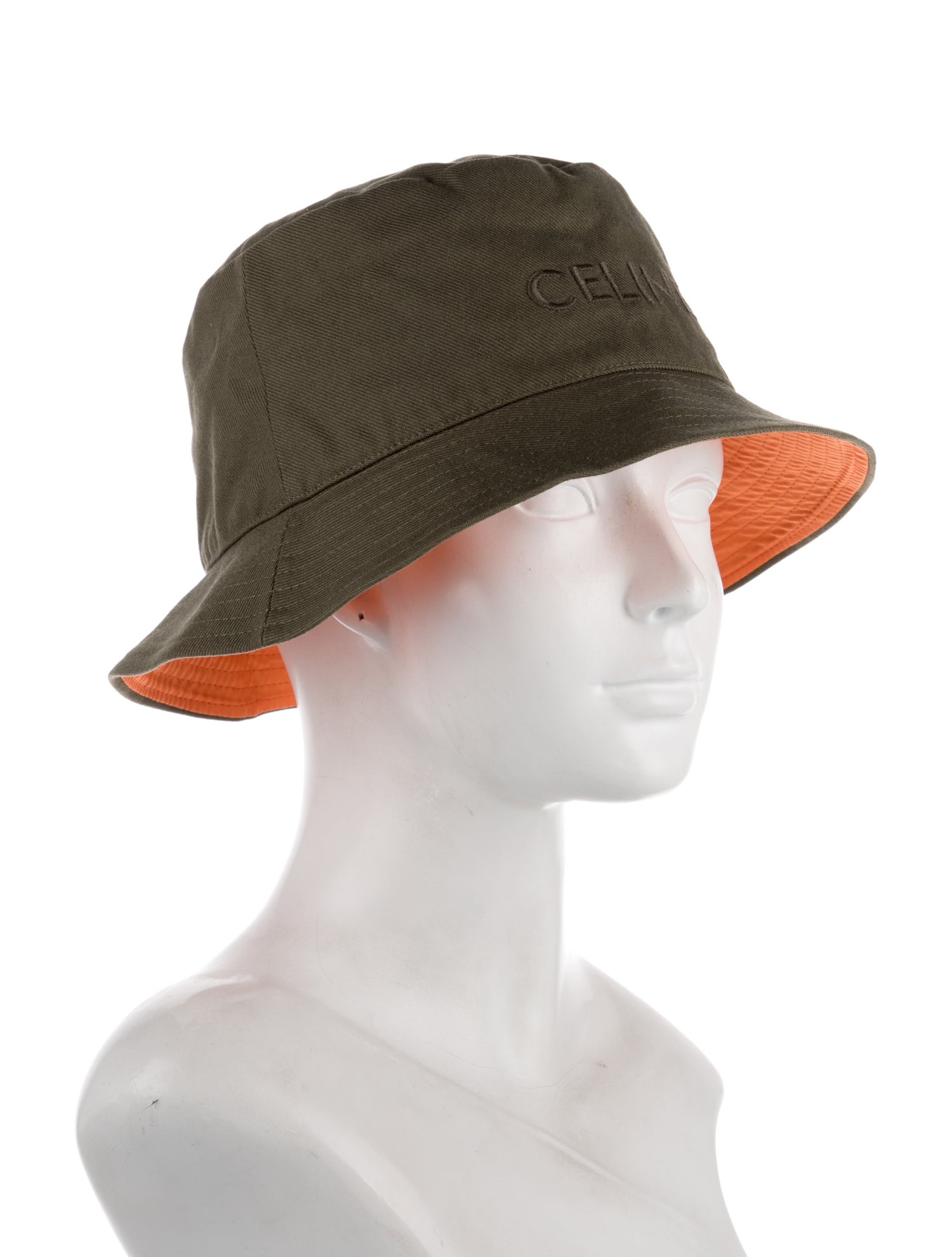 Celine Embroider-Embellished Quilted Nylon Bucket Hat