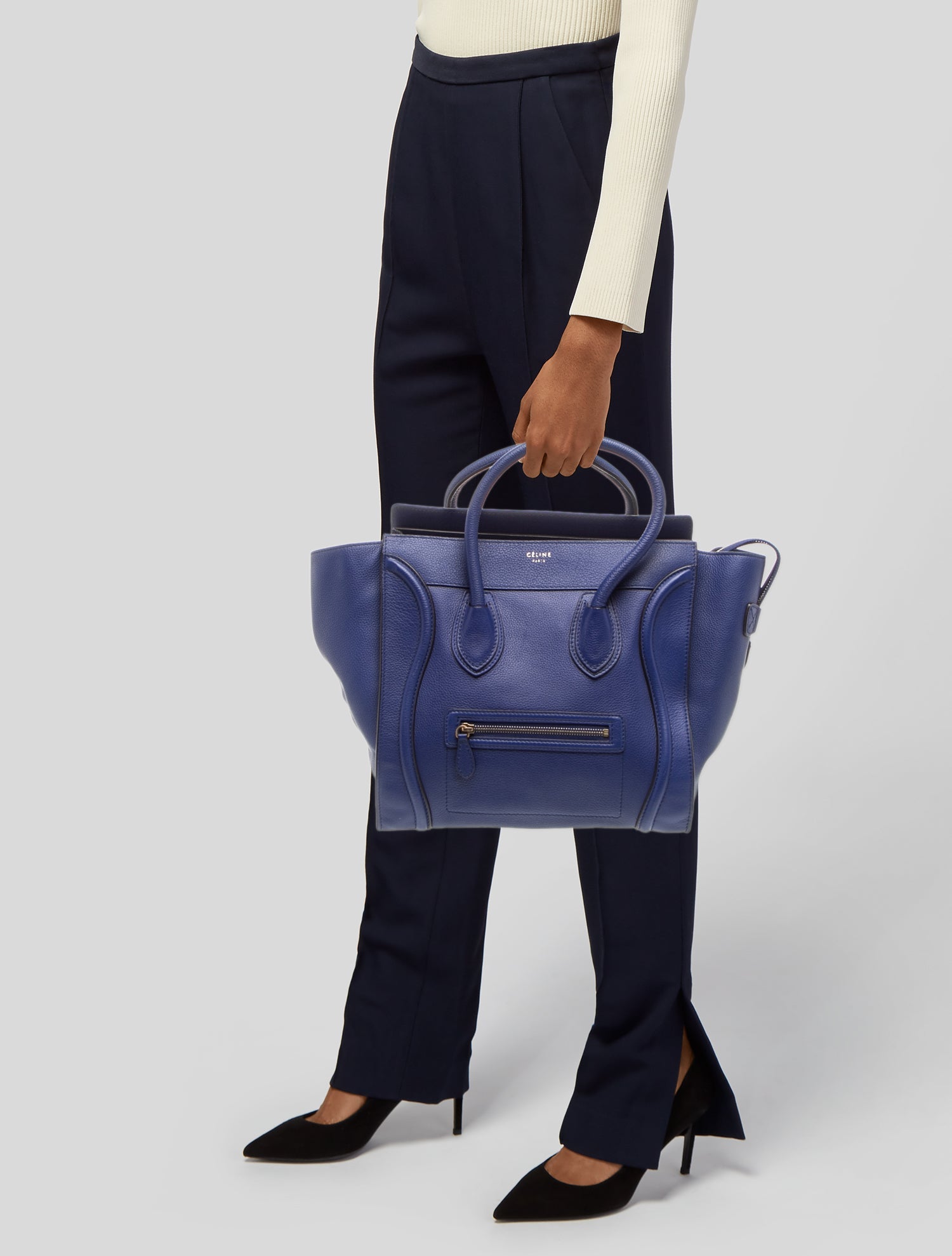 Celine Leather Luggage Mini