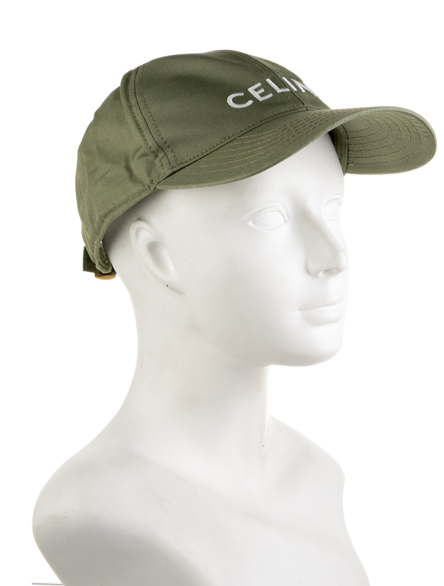 Celine Triomphe Baseball Cap - Green Hats, Accessories - CEL399259